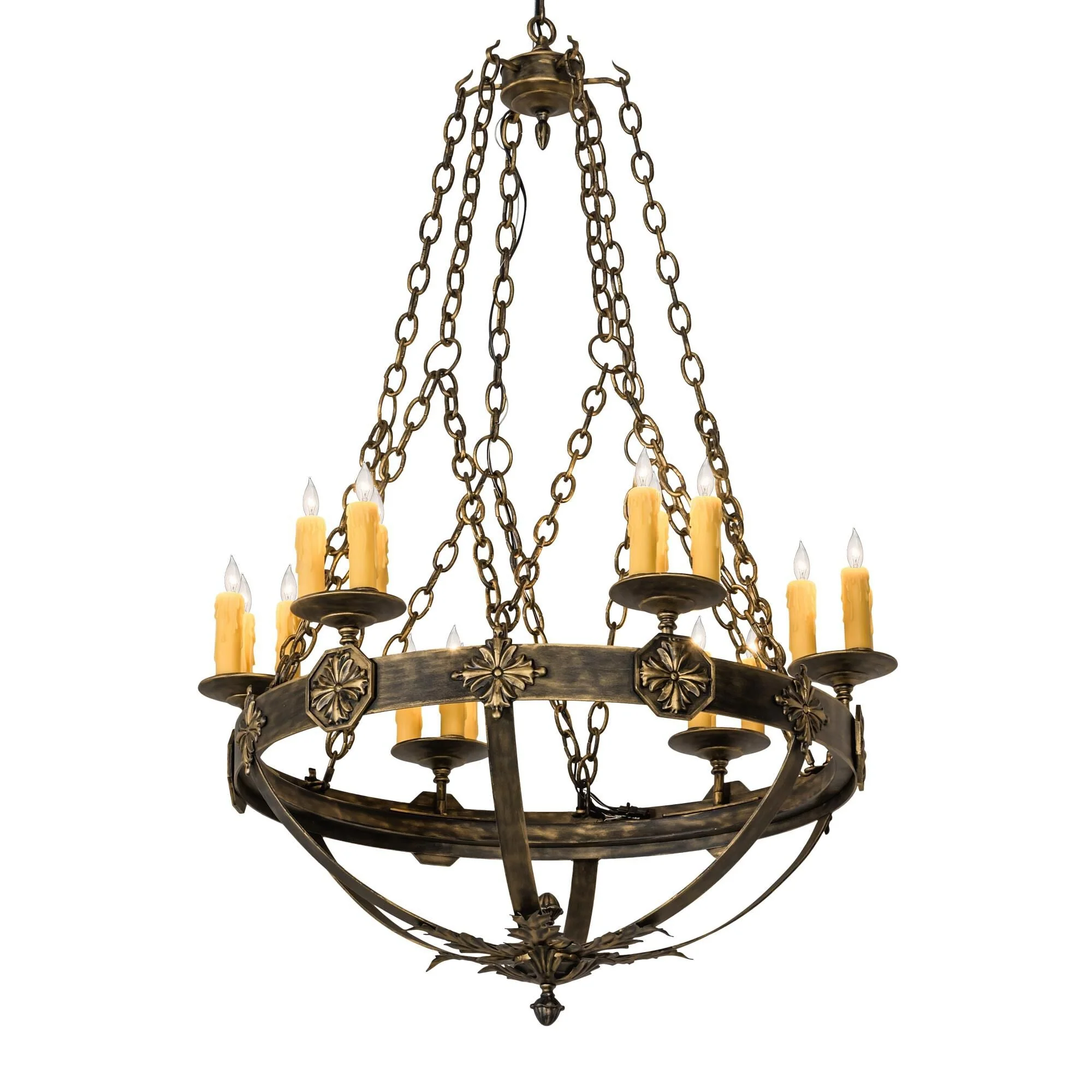 Meyda Lighting Neapolis 32 Inch 2 Light Chandelier Cp744420 - Image 1