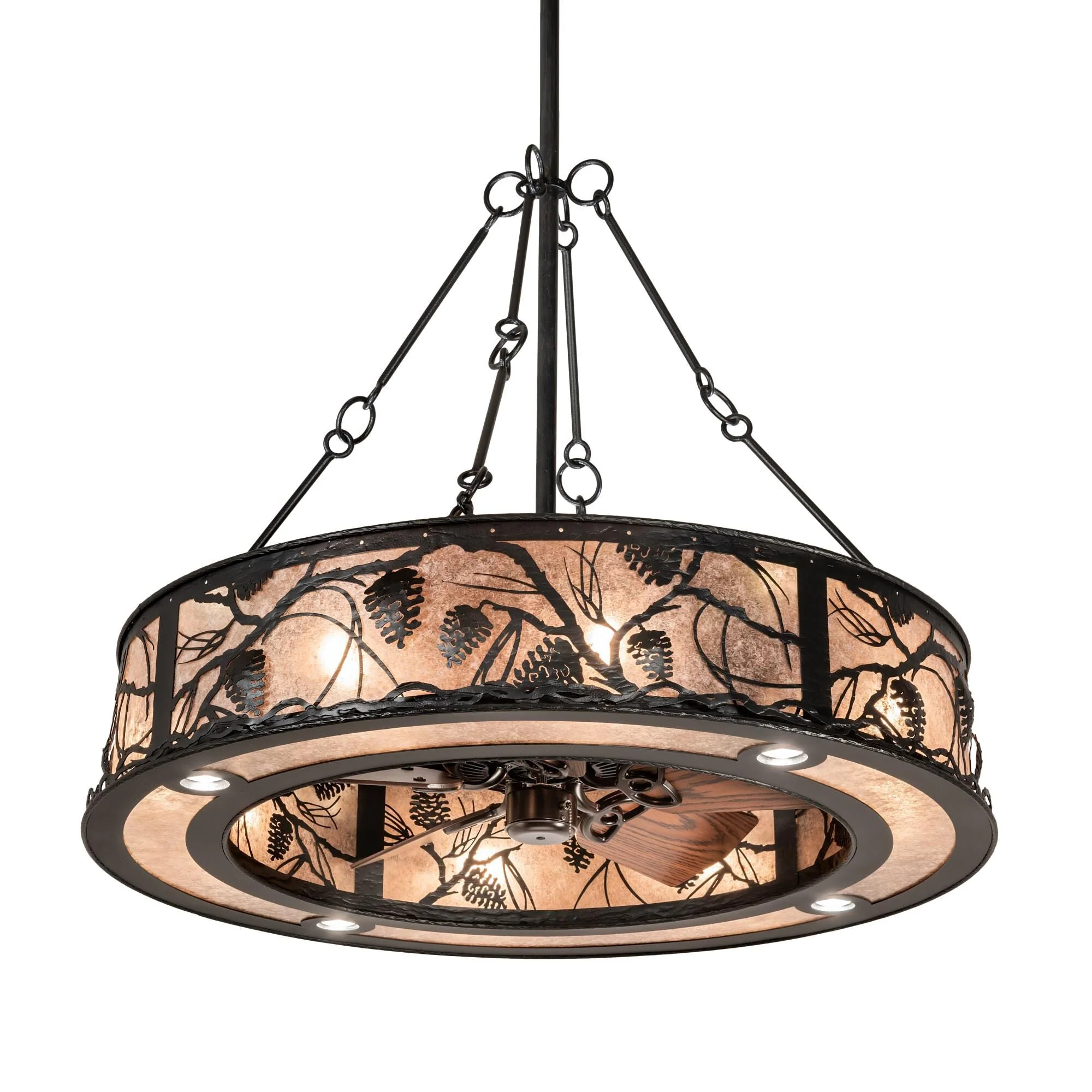Meyda Lighting Whispering Pines 45 Inch 12 Light Chandelier Cp744608 - Image 1
