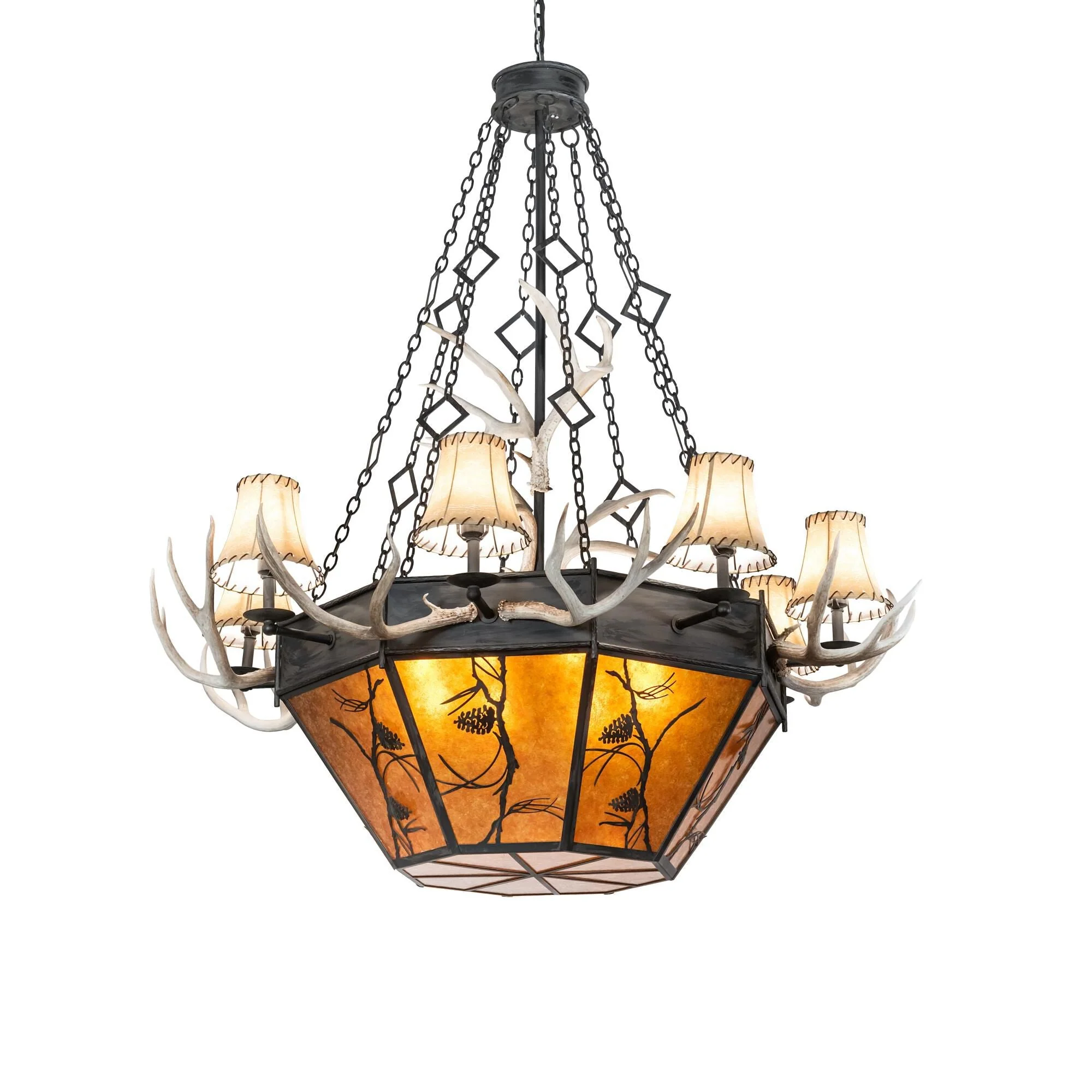 Meyda Lighting Whispering Pines 60 Inch 16 Light Chandelier Cp744536 - Image 2