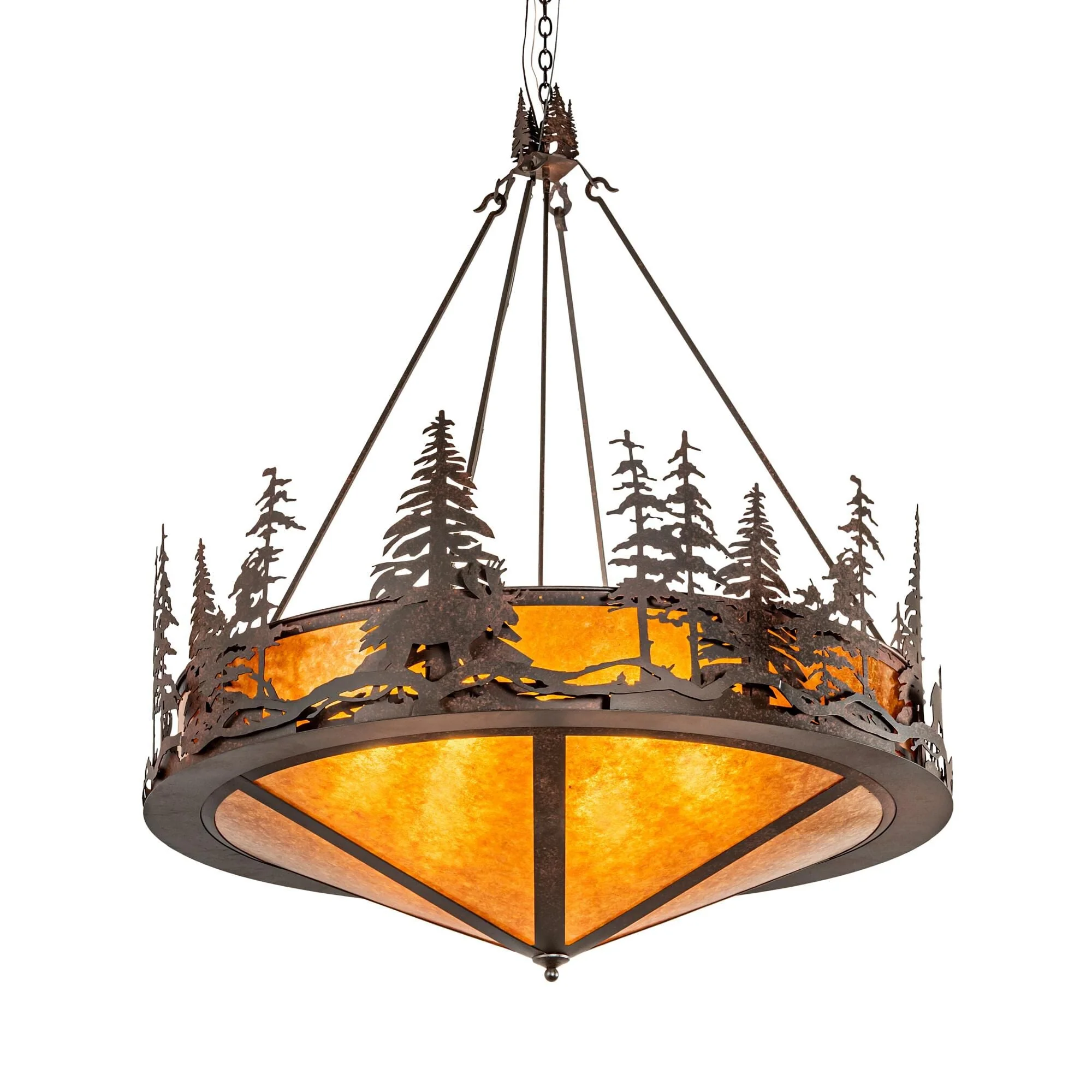 Meyda Lighting Moose At Dusk 54 Inch Large Pendant Cp745629 - Image 1