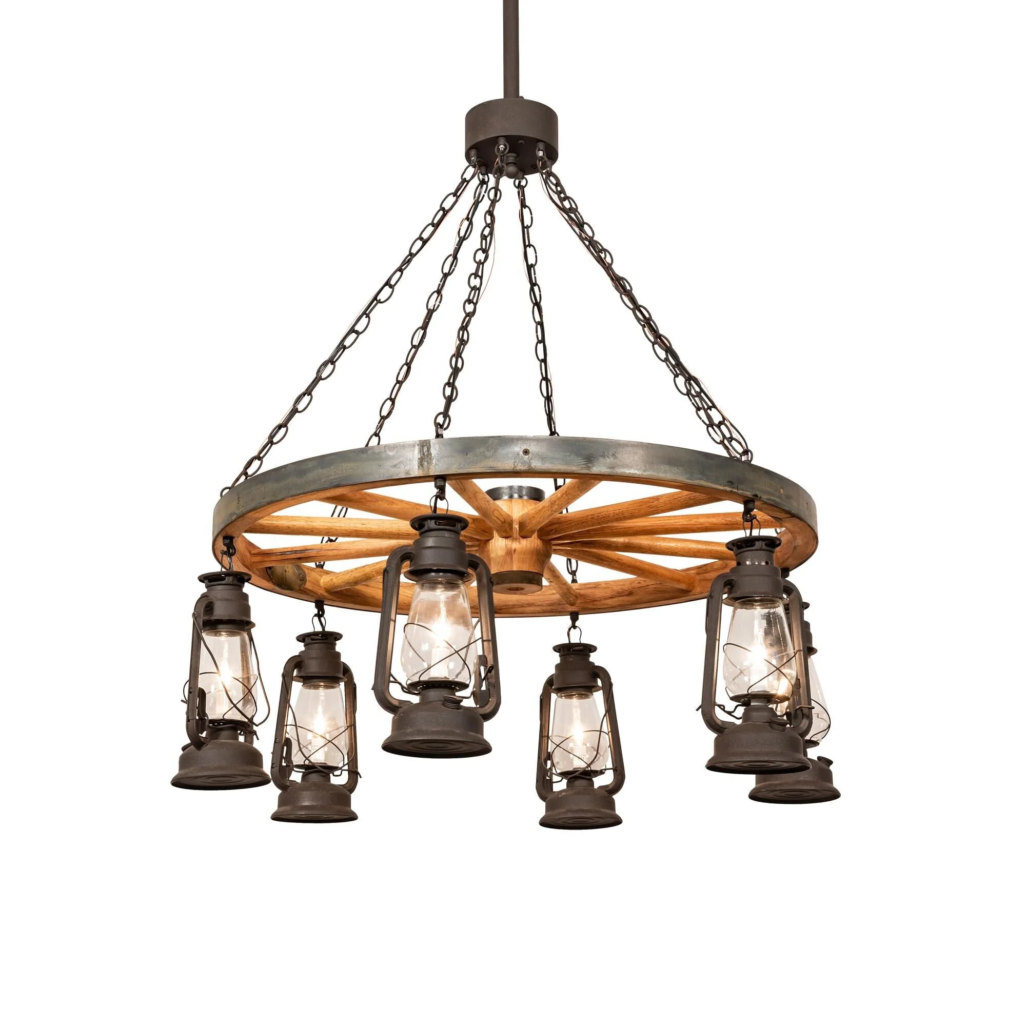 Meyda Lighting Miners Lantern 40 Inch Chandelier Cp744625 - Image 1