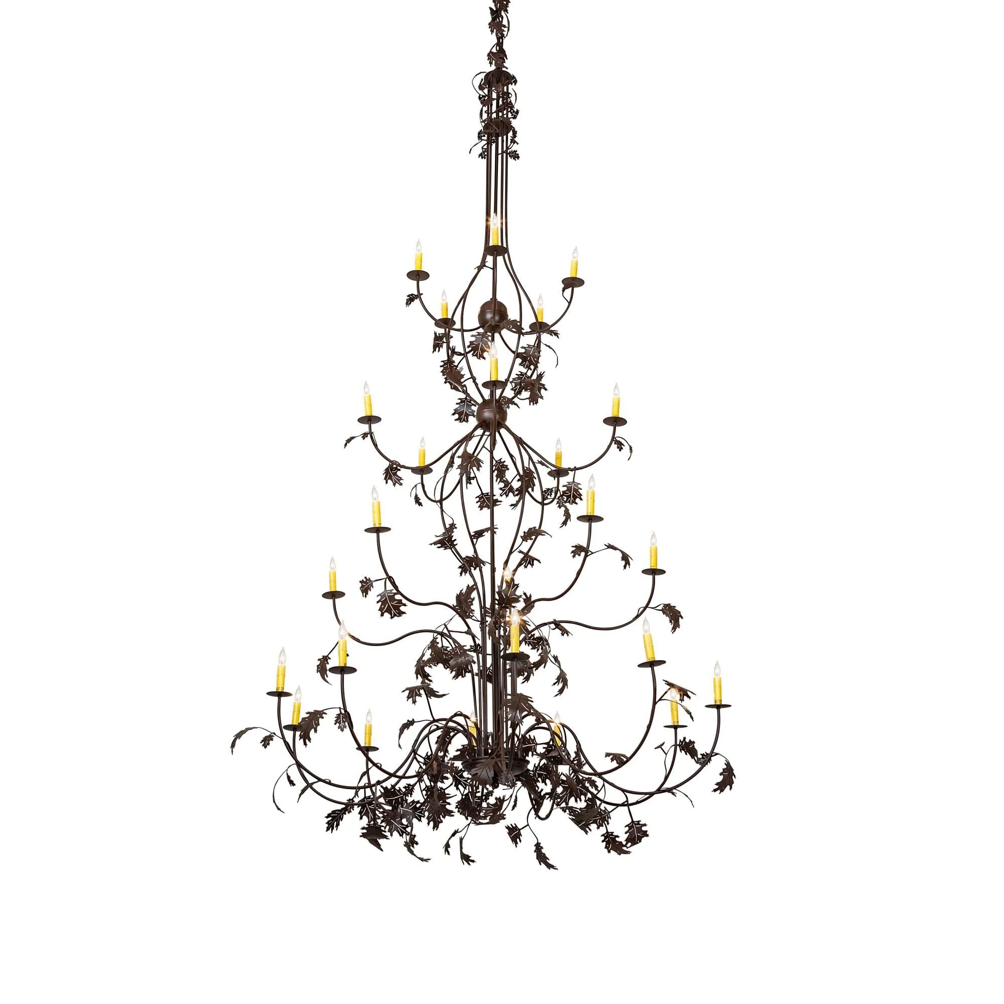 Meyda Lighting Oak Leaf 72 Inch Chandelier Cp744615 - Image 2
