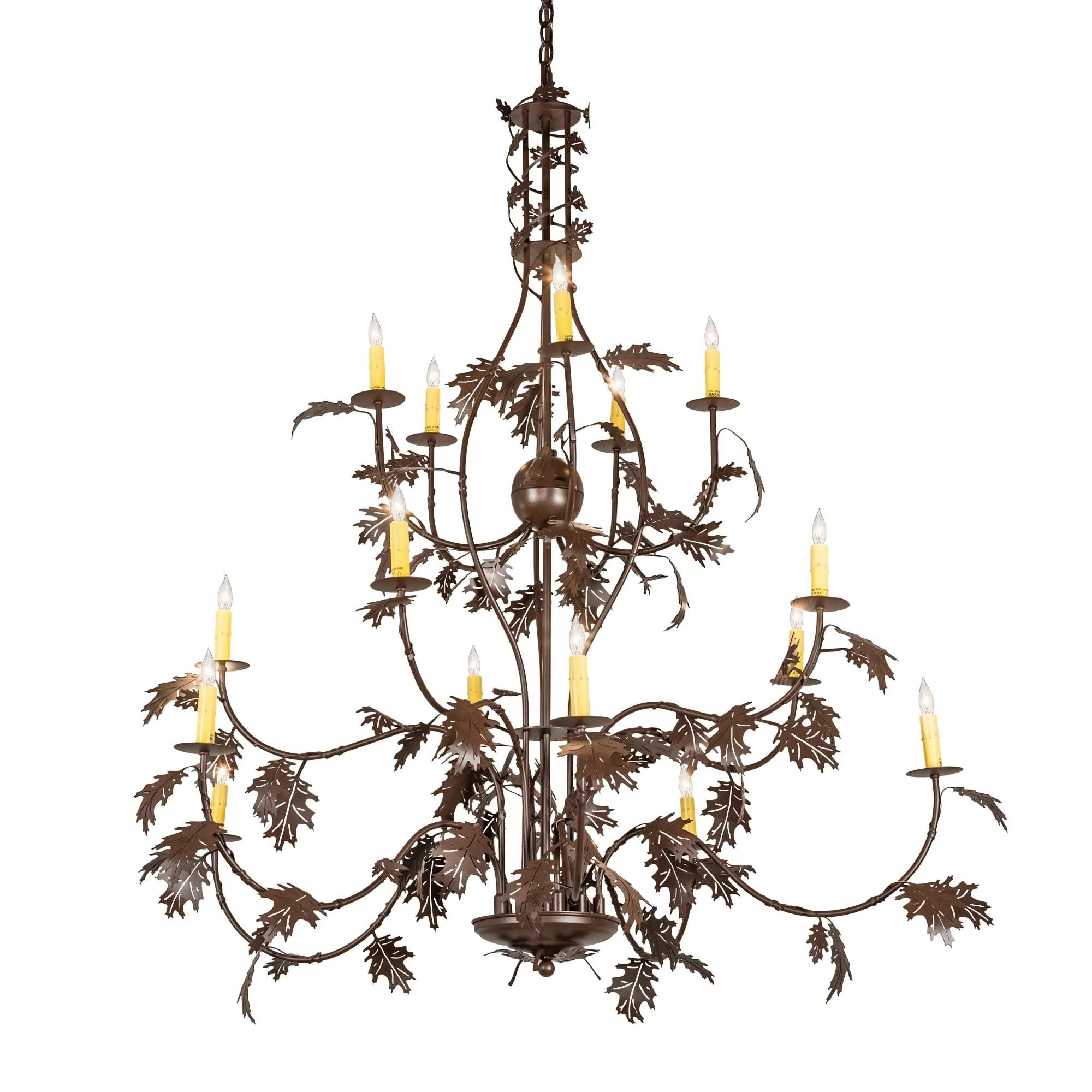 Meyda Lighting Oak Leaf 48 Inch 8 Light Chandelier Cp744452 - Image 1