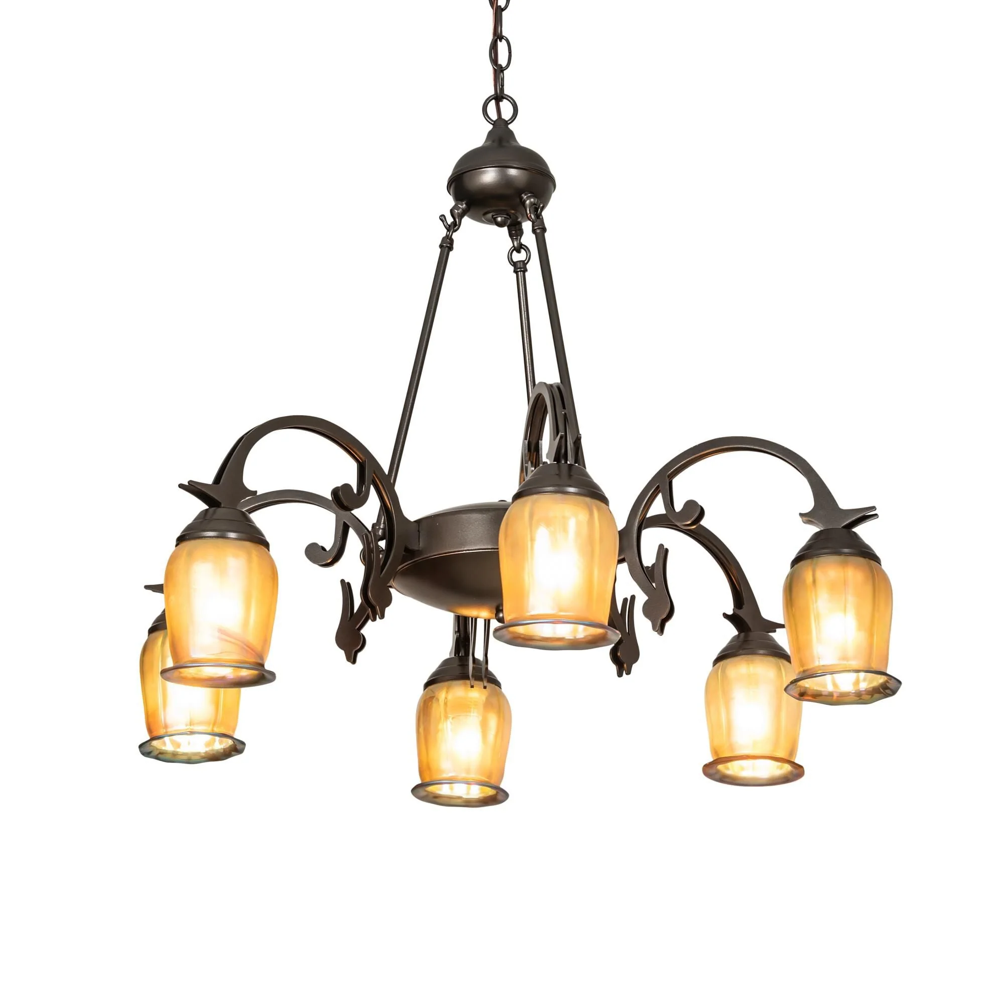 Meyda Lighting Revival 29 Inch 2 Light Chandelier Cp744174 - Image 1