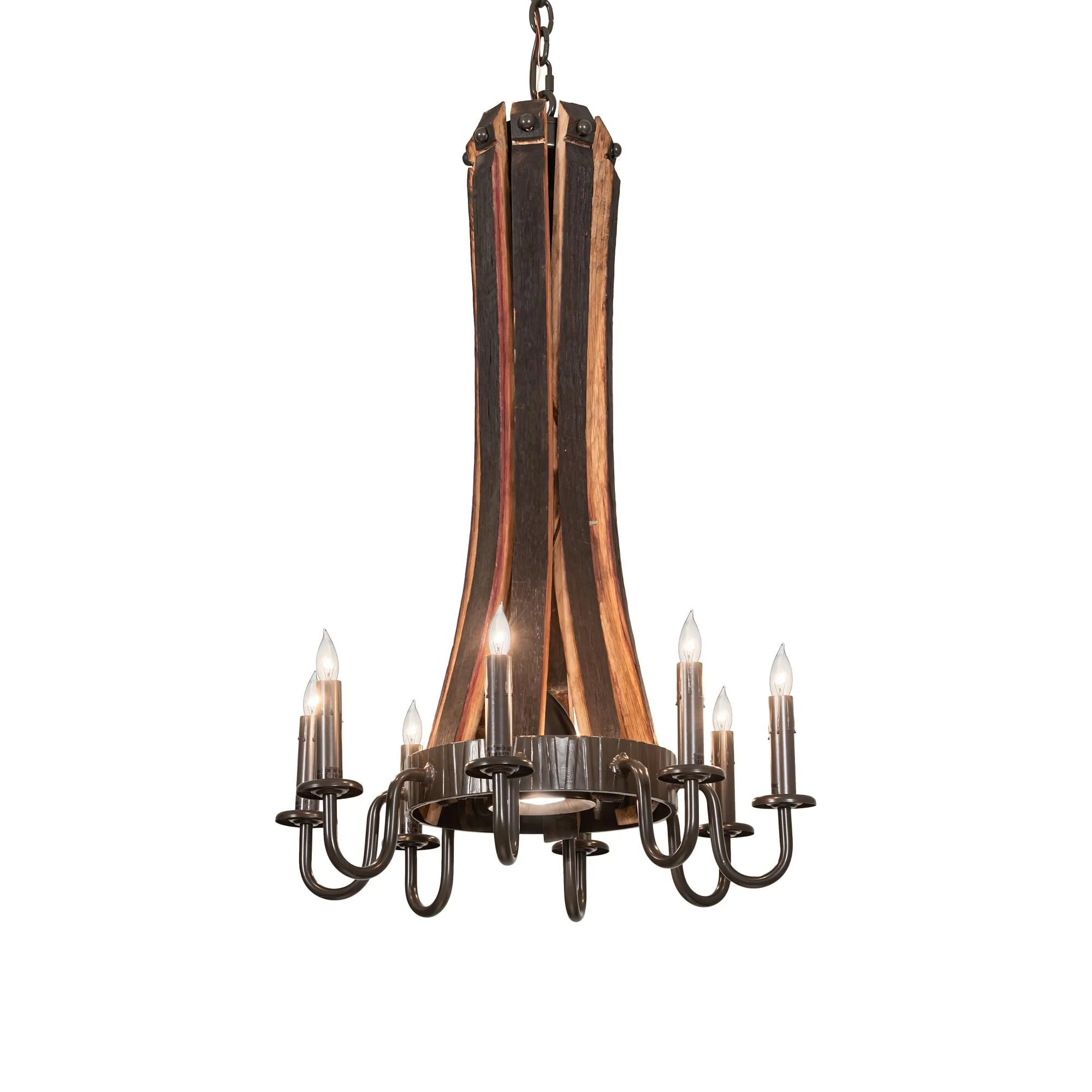 Meyda Lighting Barrel Stave 20 Inch Mini Chandelier Cp745723 - Image 1