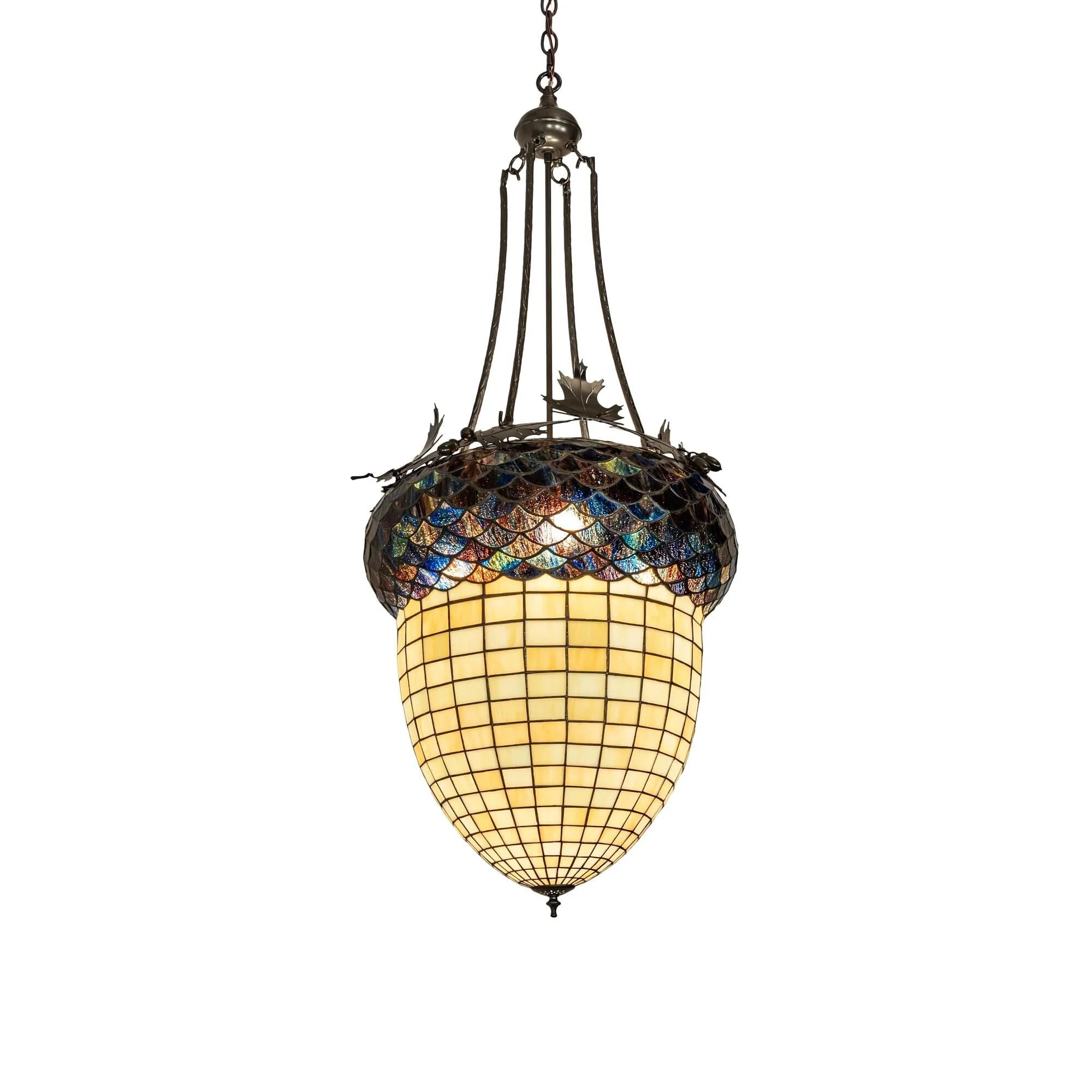 Meyda Lighting Greenbriar Oak 22 Inch Large Pendant Cp745570 - Image 1