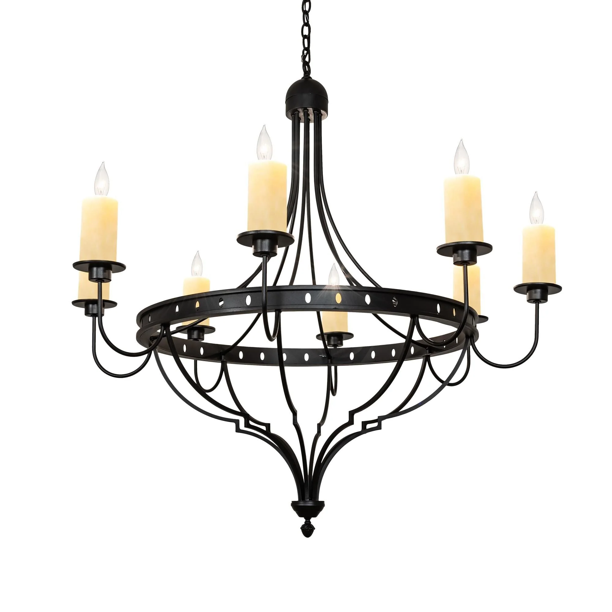 Meyda Lighting Bottini 48 Inch 2 Light Chandelier Cp744401 - Image 1
