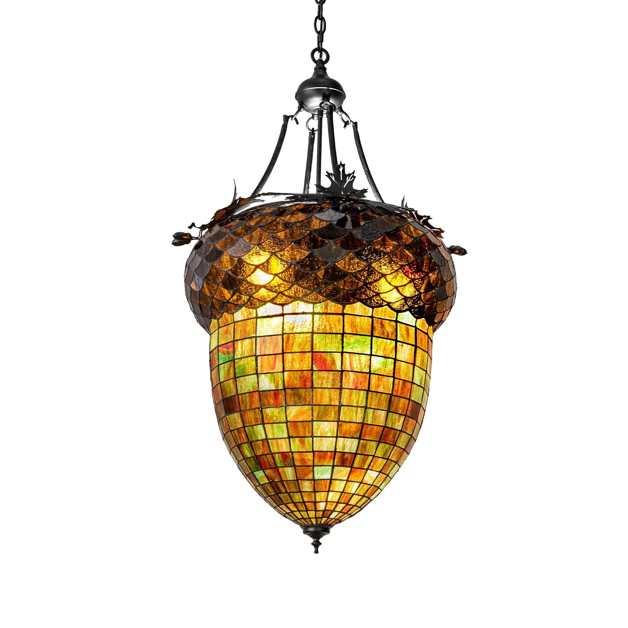 Meyda Lighting Greenbriar Oak 22 Inch Led Large Pendant Cp745487 - Image 1