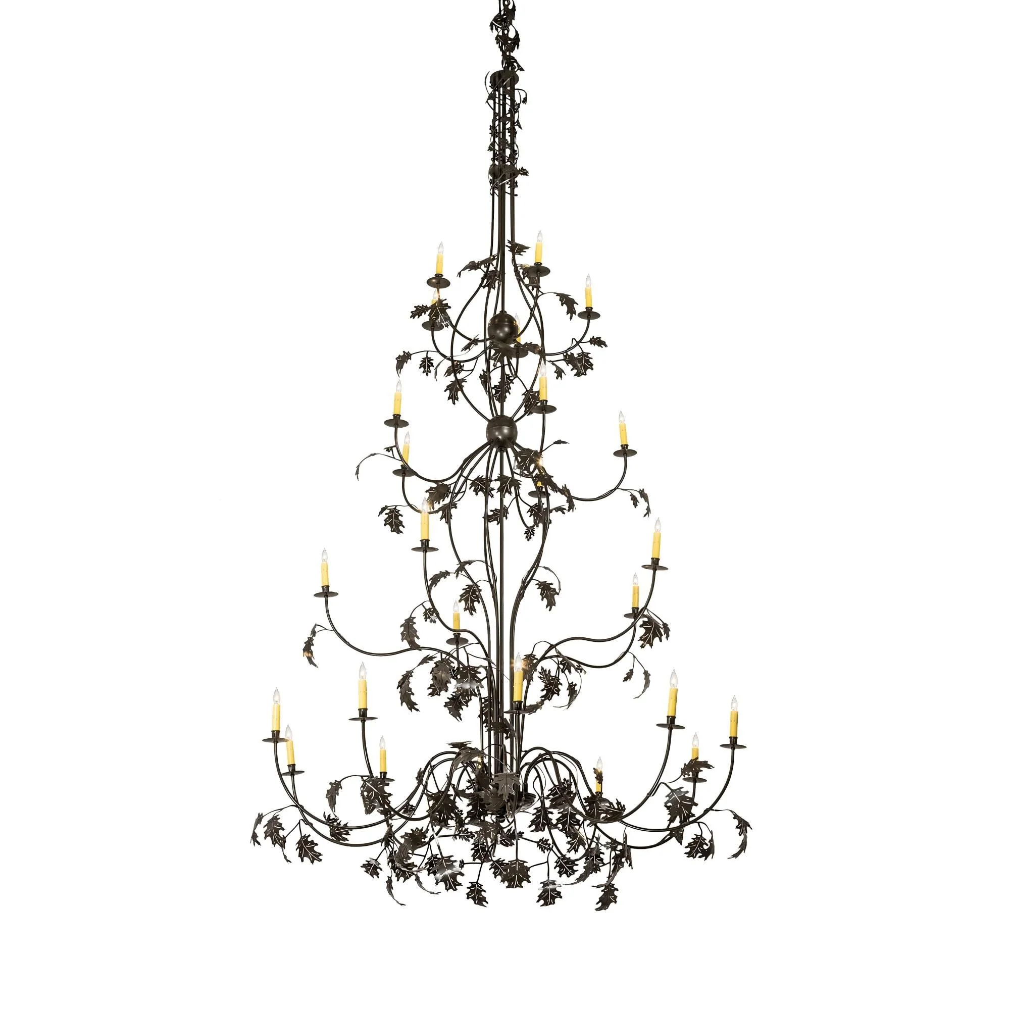 Meyda Lighting Oak Leaf 72 Inch Chandelier Cp744615 - Image 1
