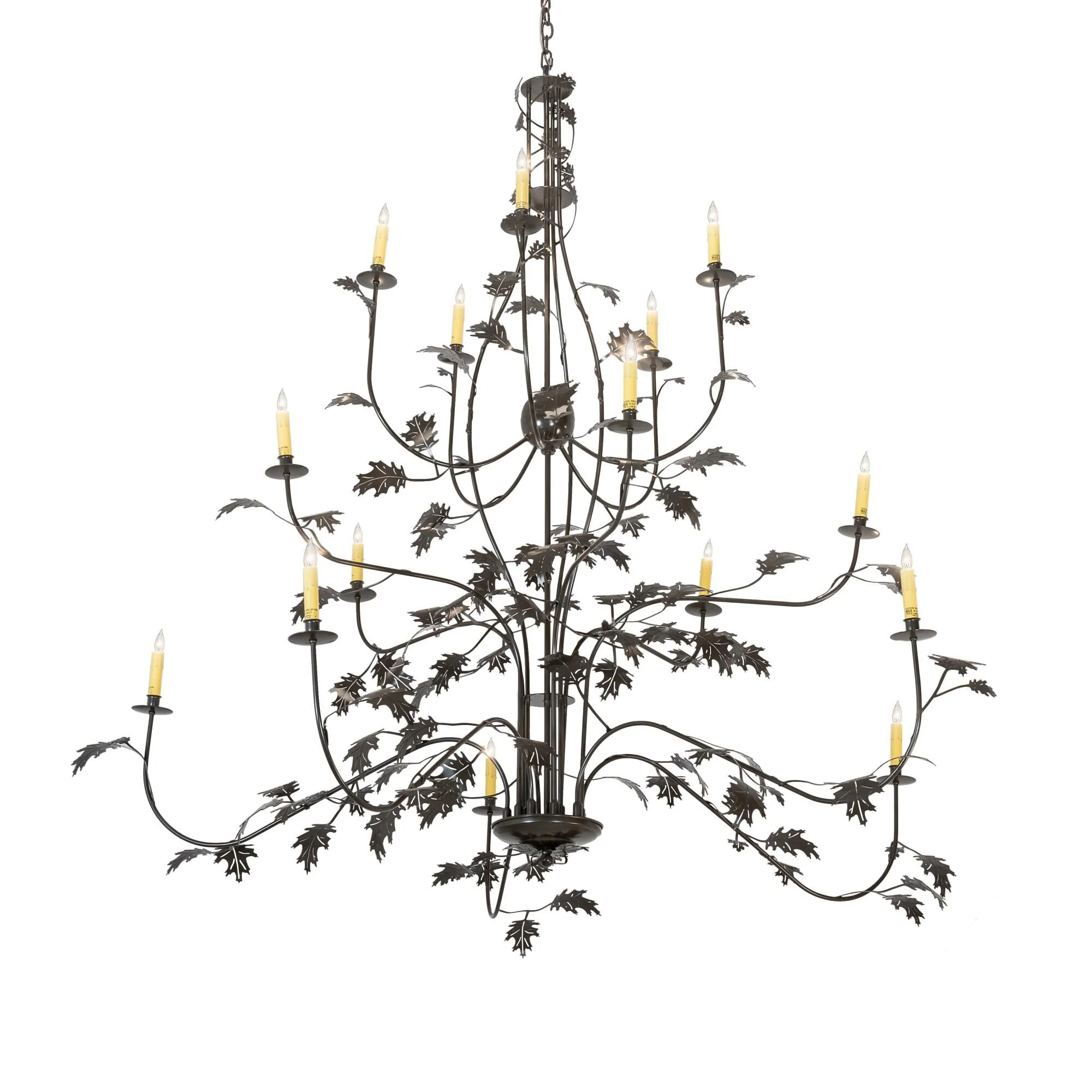 Meyda Lighting Oak Leaf 72 Inch Large Pendant Cp745635 - Image 1