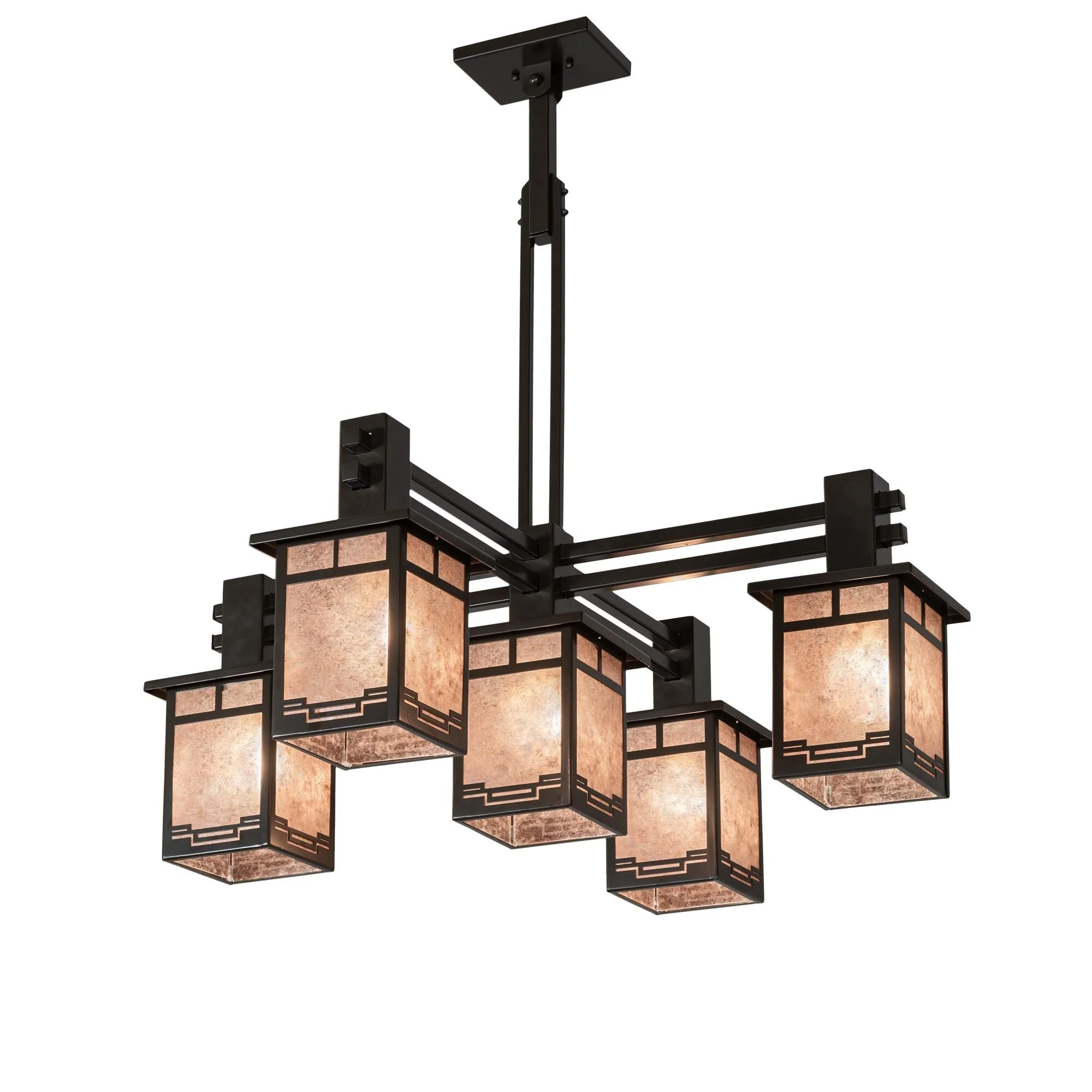 Meyda Lighting Roylance 51 Inch 6 Light Chandelier Cp744253 - Image 1