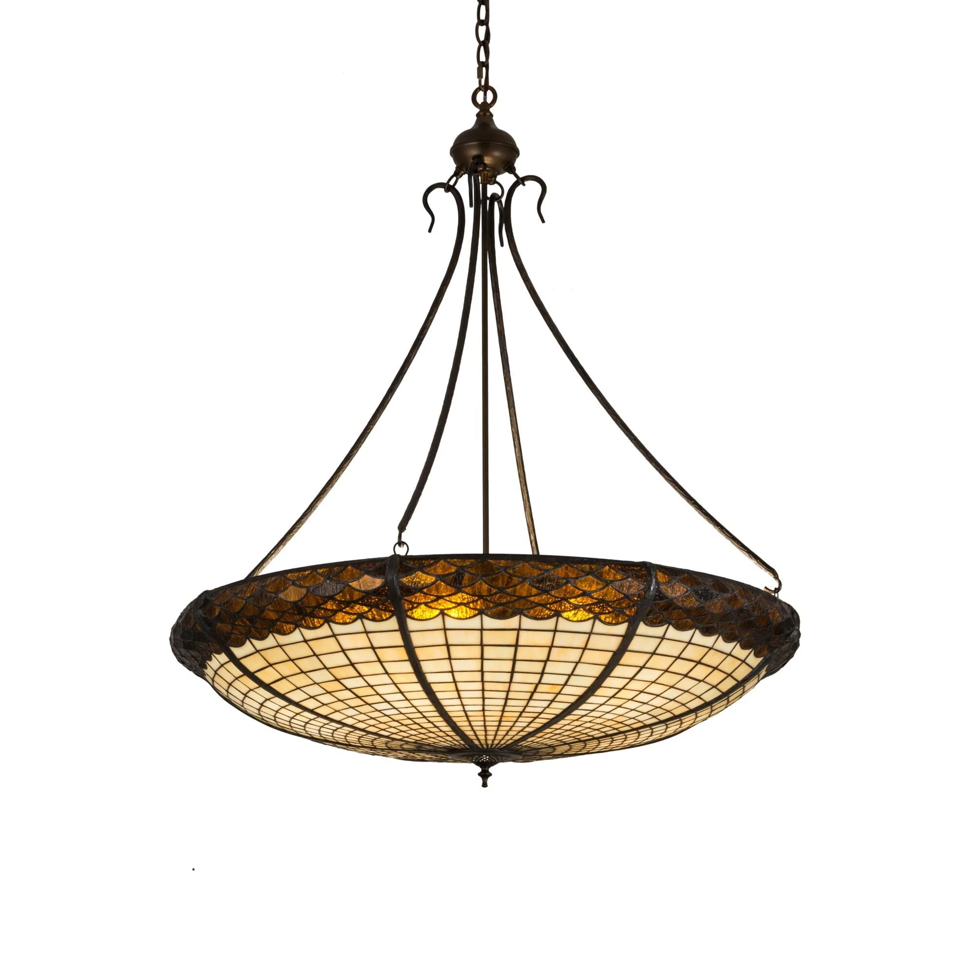 Meyda Lighting Greenbriar Oak 36 Inch Large Pendant Cp35189 - Image 1
