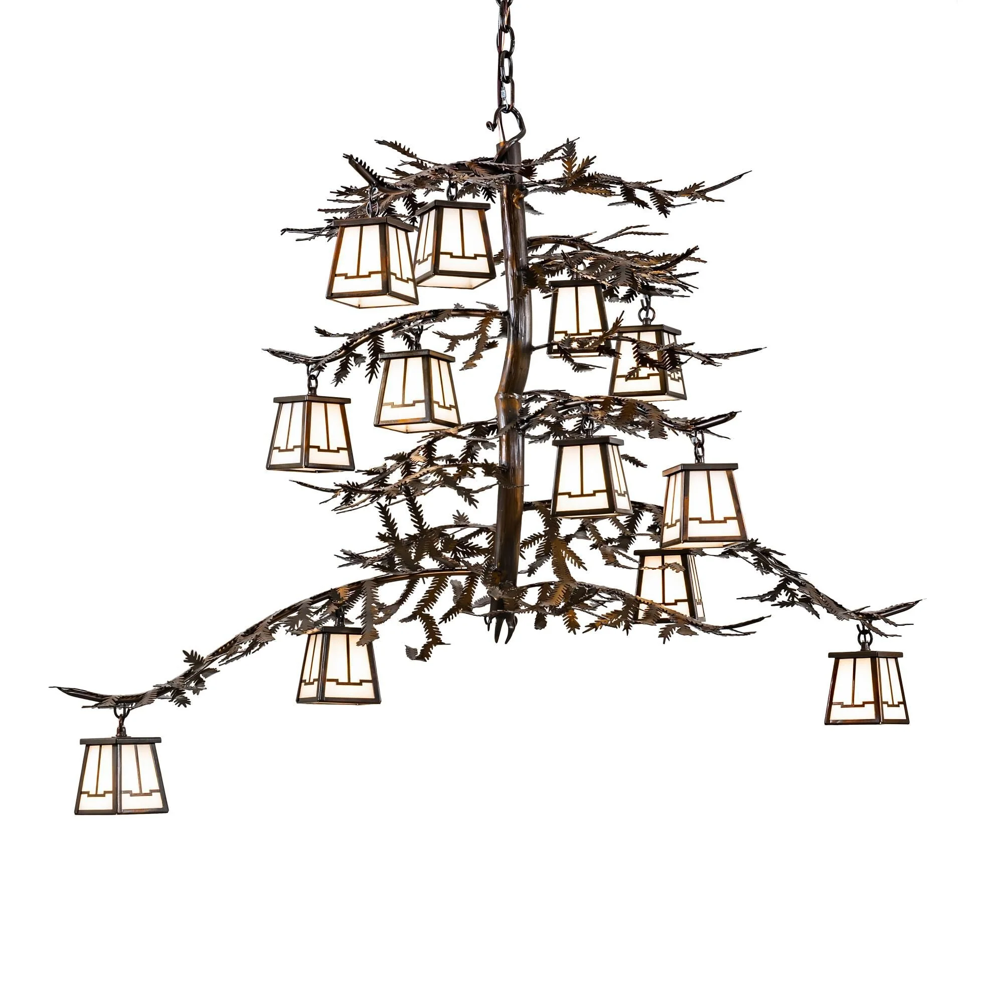 Meyda Lighting Pine Branch 48 Inch 12 Light Chandelier Cp744310 - Image 1
