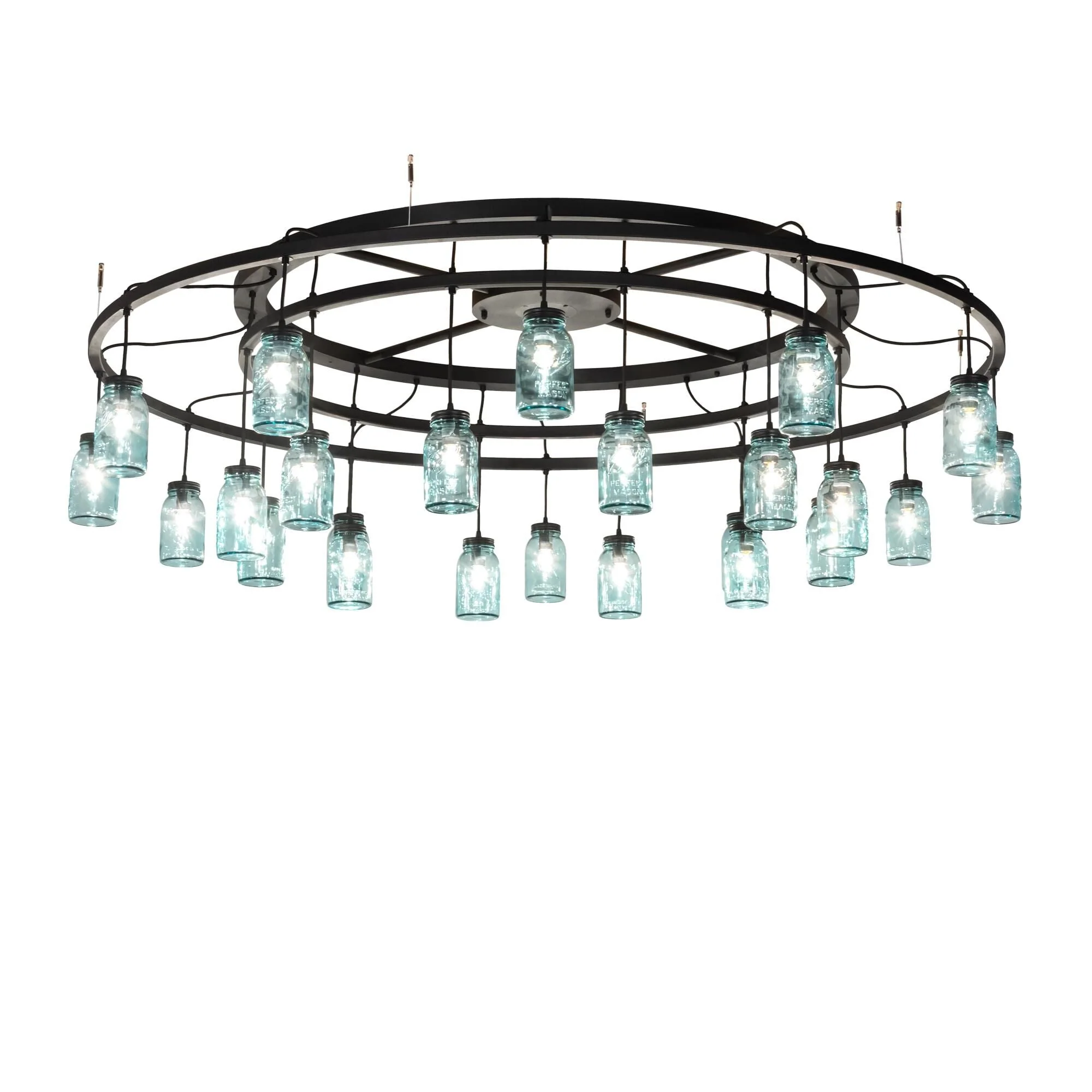 Meyda Lighting Mason Jar 75 Inch Led Large Pendant Cp745147 - Image 1