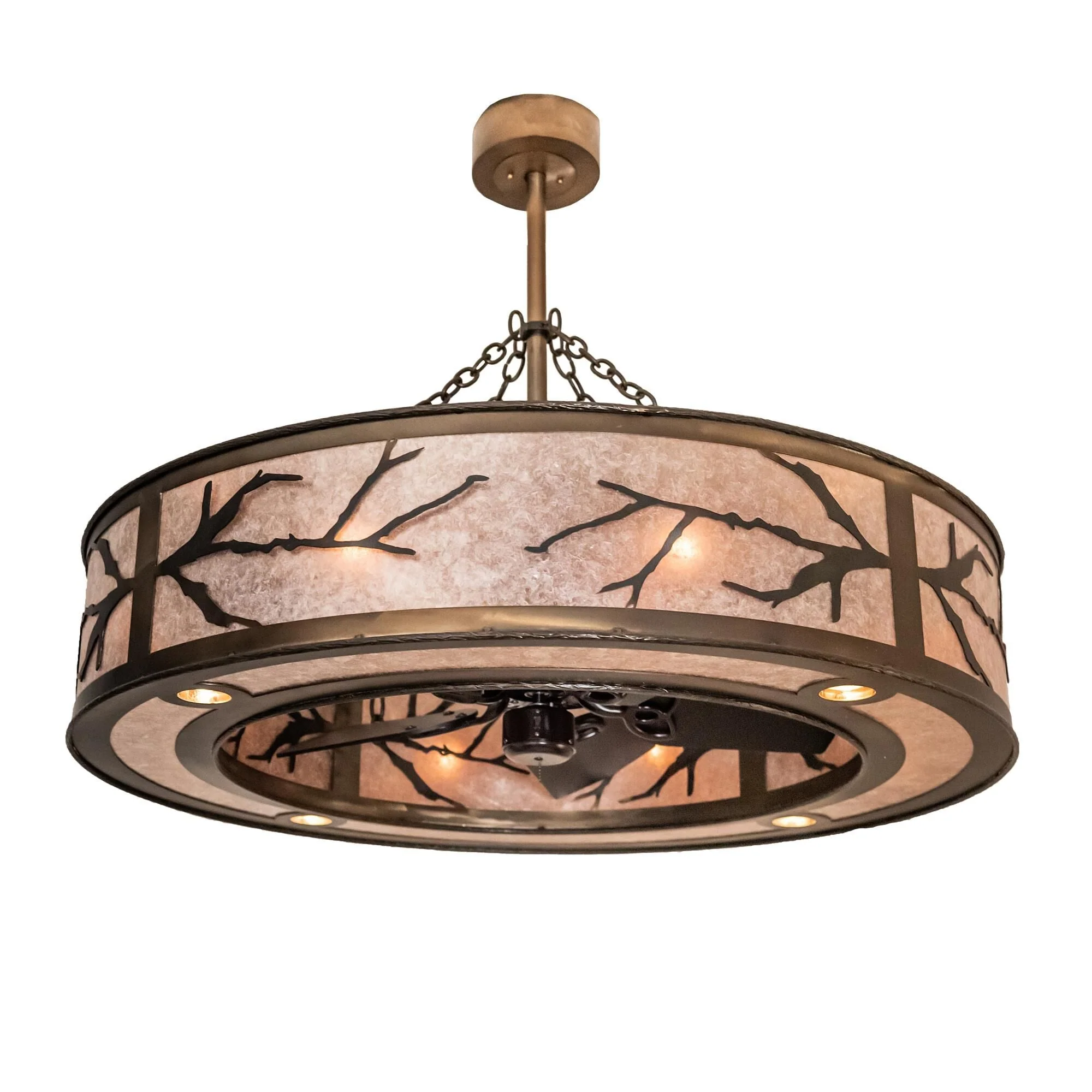 Meyda Lighting Branches 44 Inch 3 Light Chandelier Cp744260 - Image 1