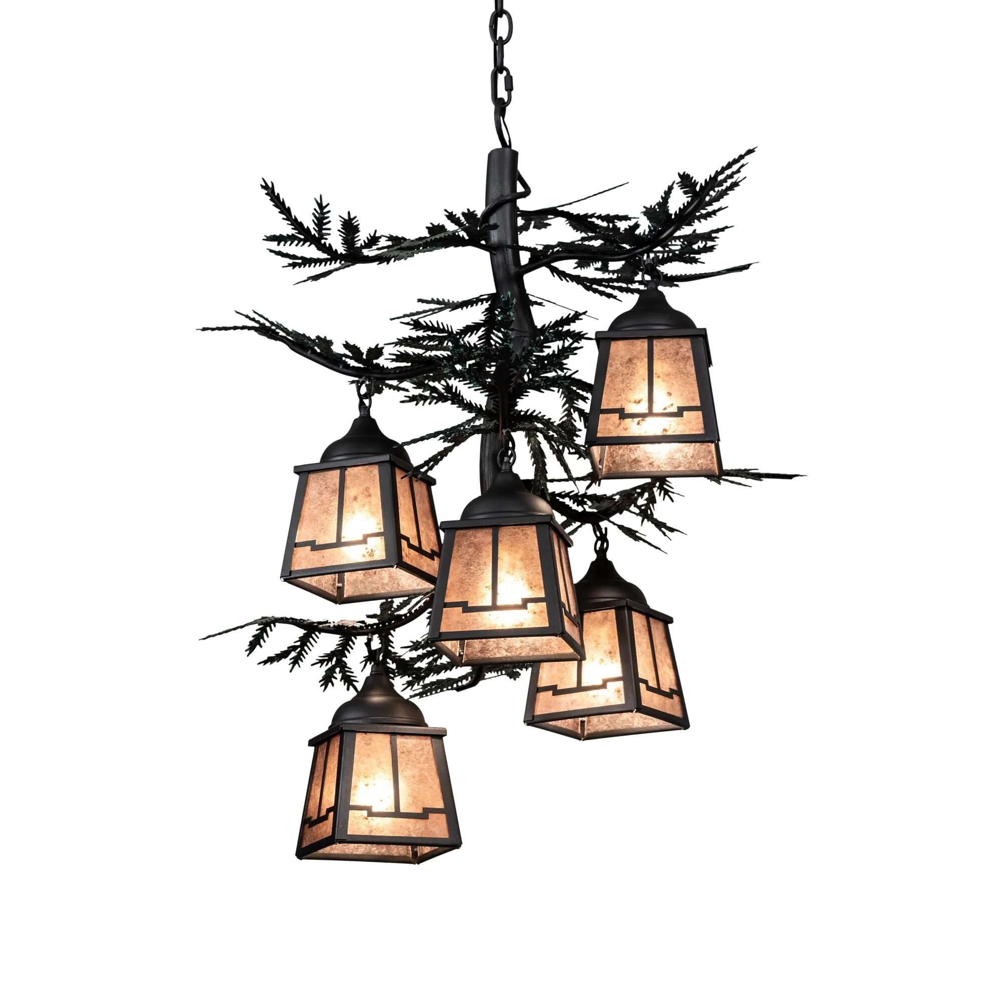 Meyda Lighting Pine Branch 28 Inch 2 Light Chandelier Cp744269 - Image 1