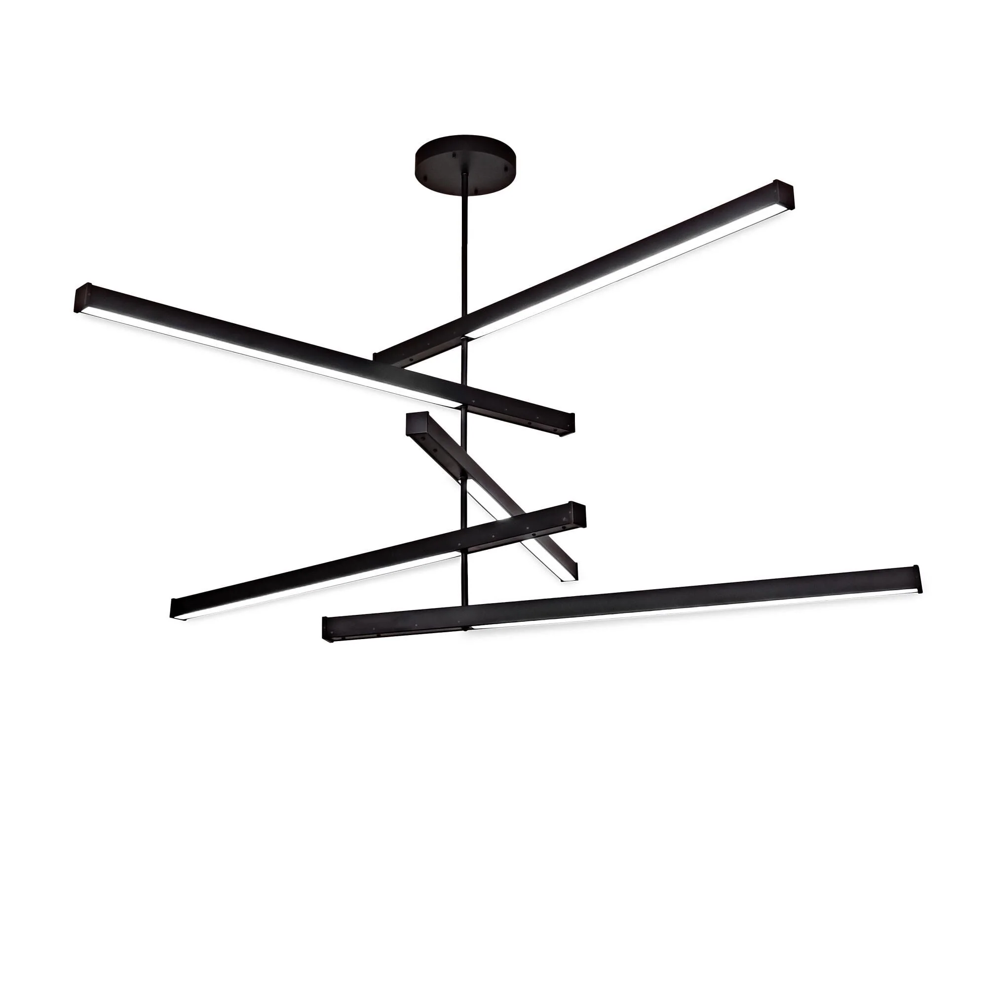 Meyda Lighting Trax 94 Inch 2 Light Led Chandelier Cp744444 - Image 1