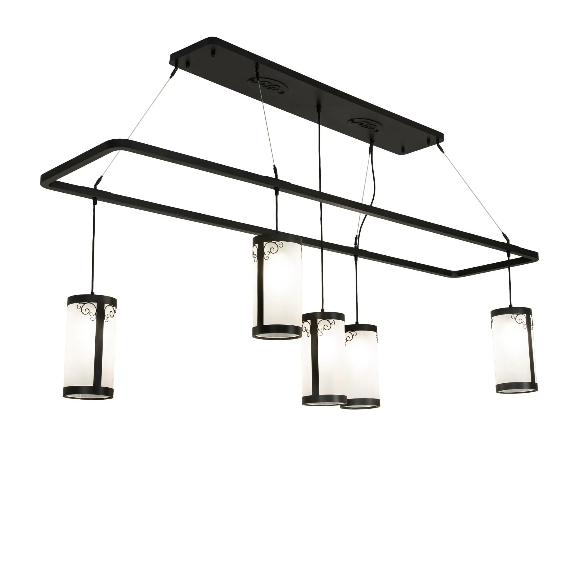 Meyda Lighting Putrelo 78 Inch 4 Light Chandelier Cp744244 - Image 1