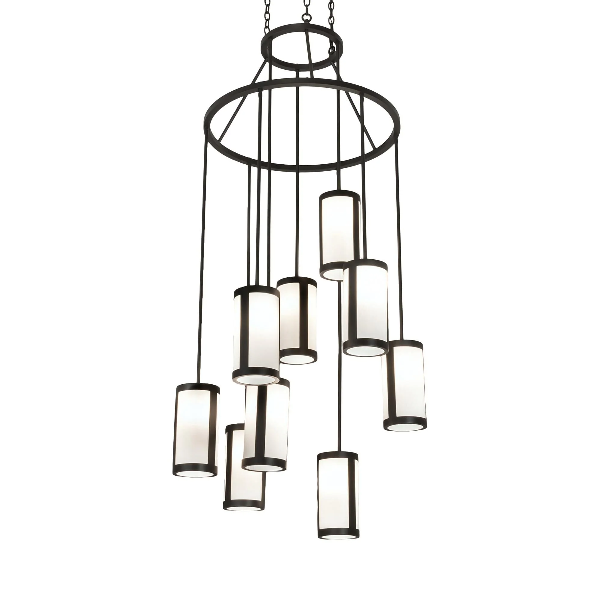 Meyda Lighting Cartier 35 Inch 9 Light Chandelier Cp744550 - Image 1