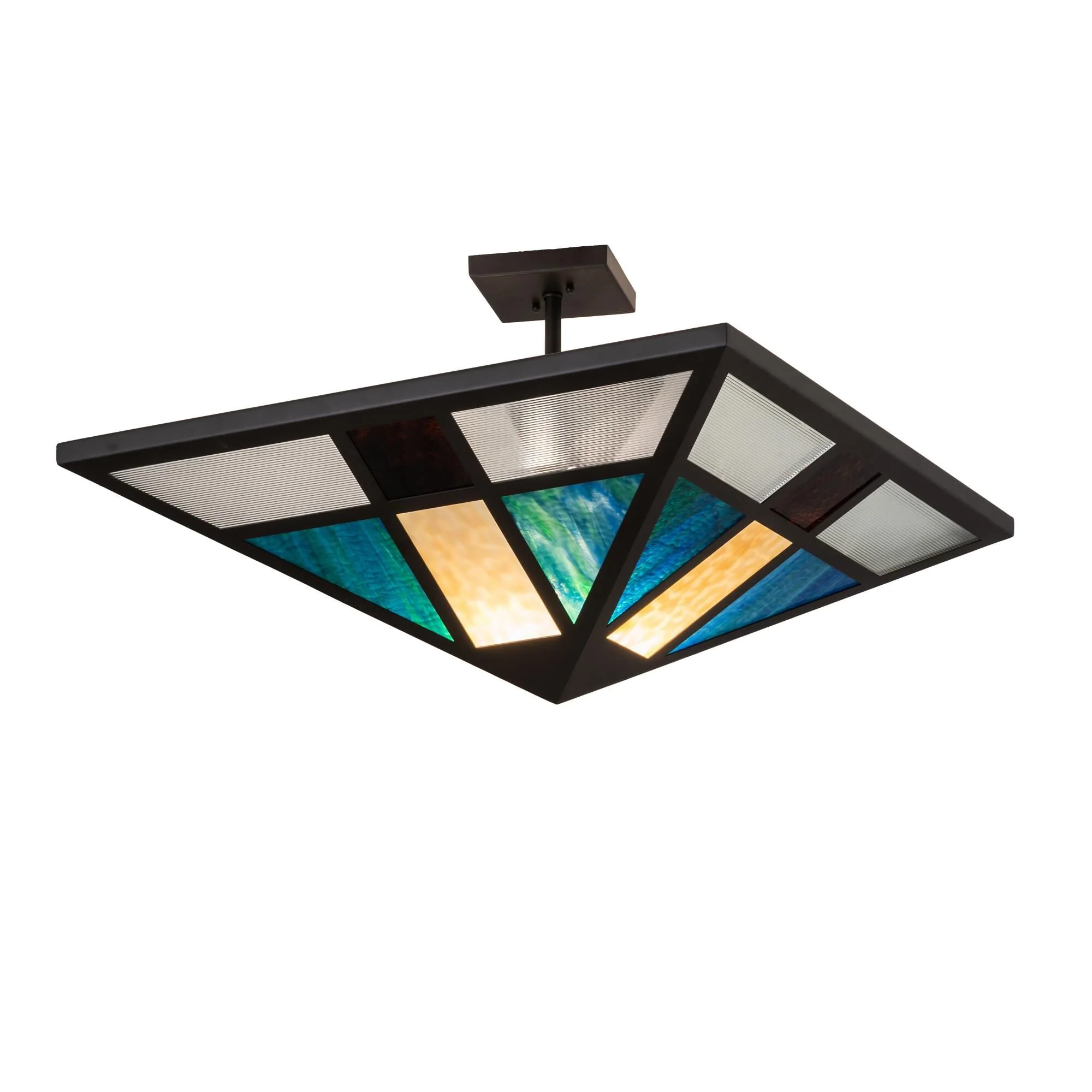 Meyda Lighting Polaris 43 Inch 1 Light Semi Flush Mount Cp746107 - Image 1