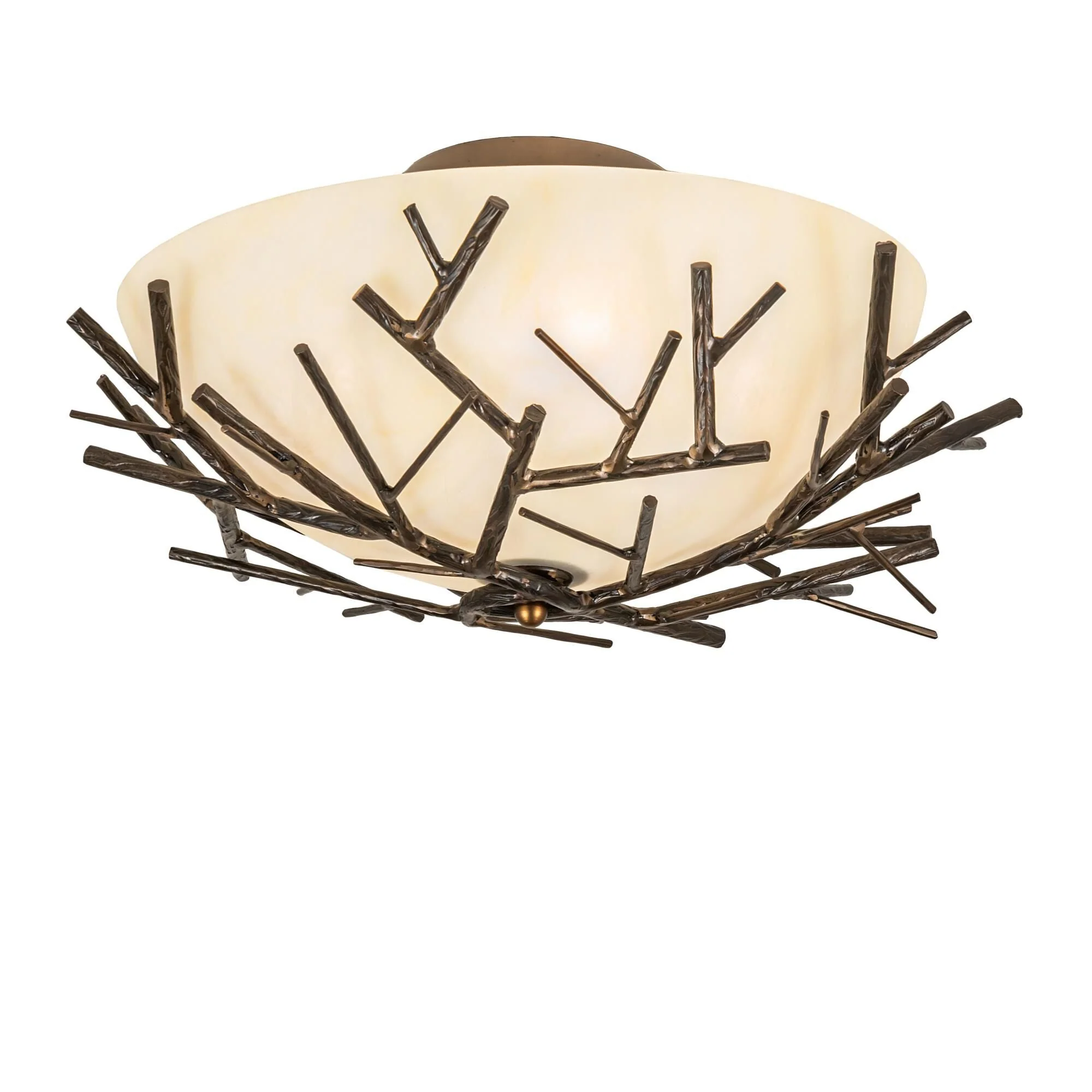 Meyda Lighting Branches 22 Inch 2 Light Flush Mount Cp744841 - Image 1