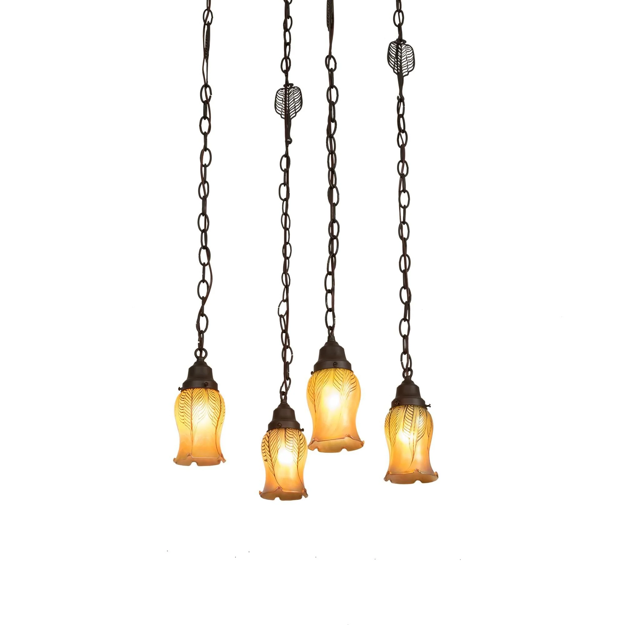 Meyda Lighting Bungalow 21 Inch 4 Light Flush Mount Cp744873 - Image 1