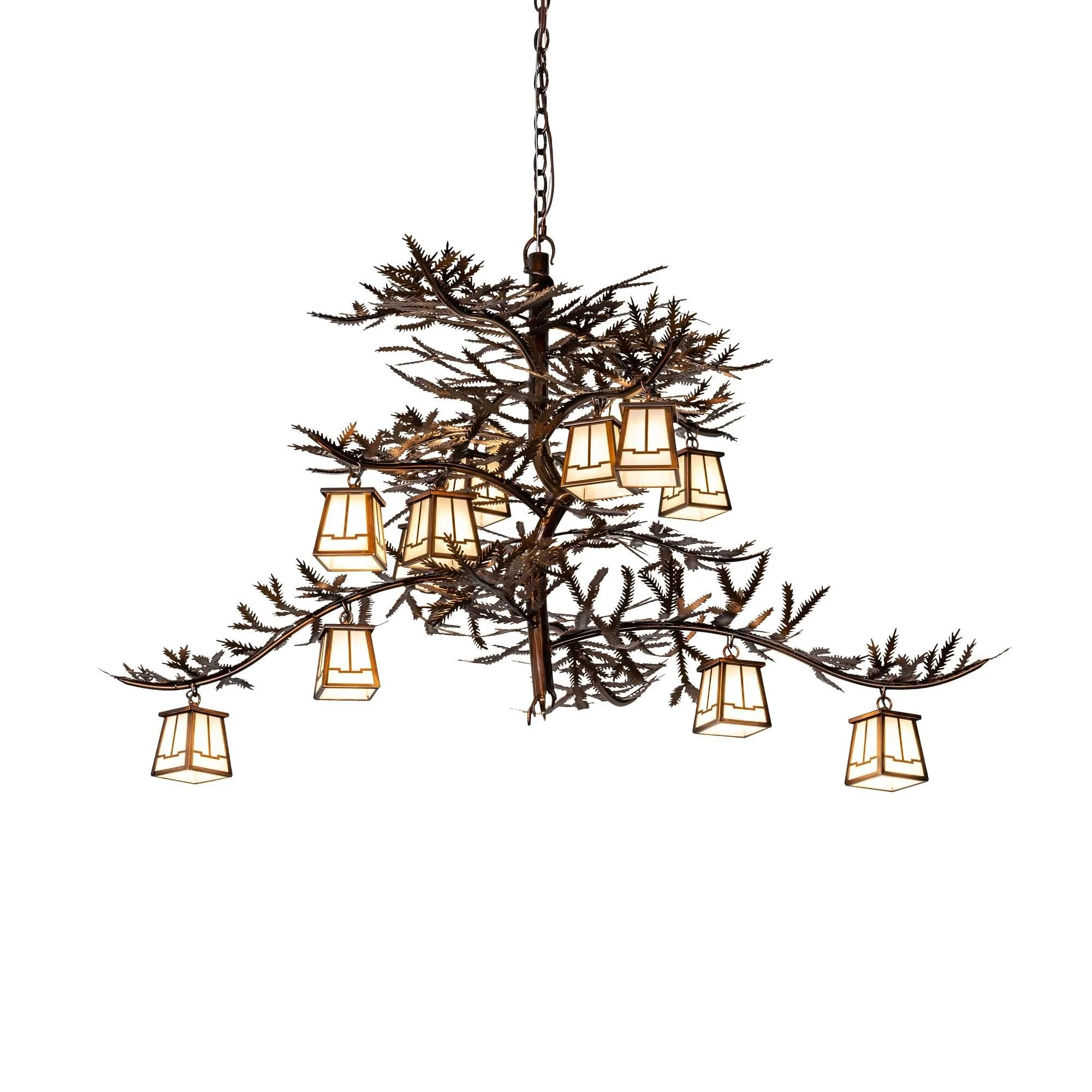 Meyda Lighting Pine Branch 55 Inch 12 Light Chandelier Cp744286 - Image 1