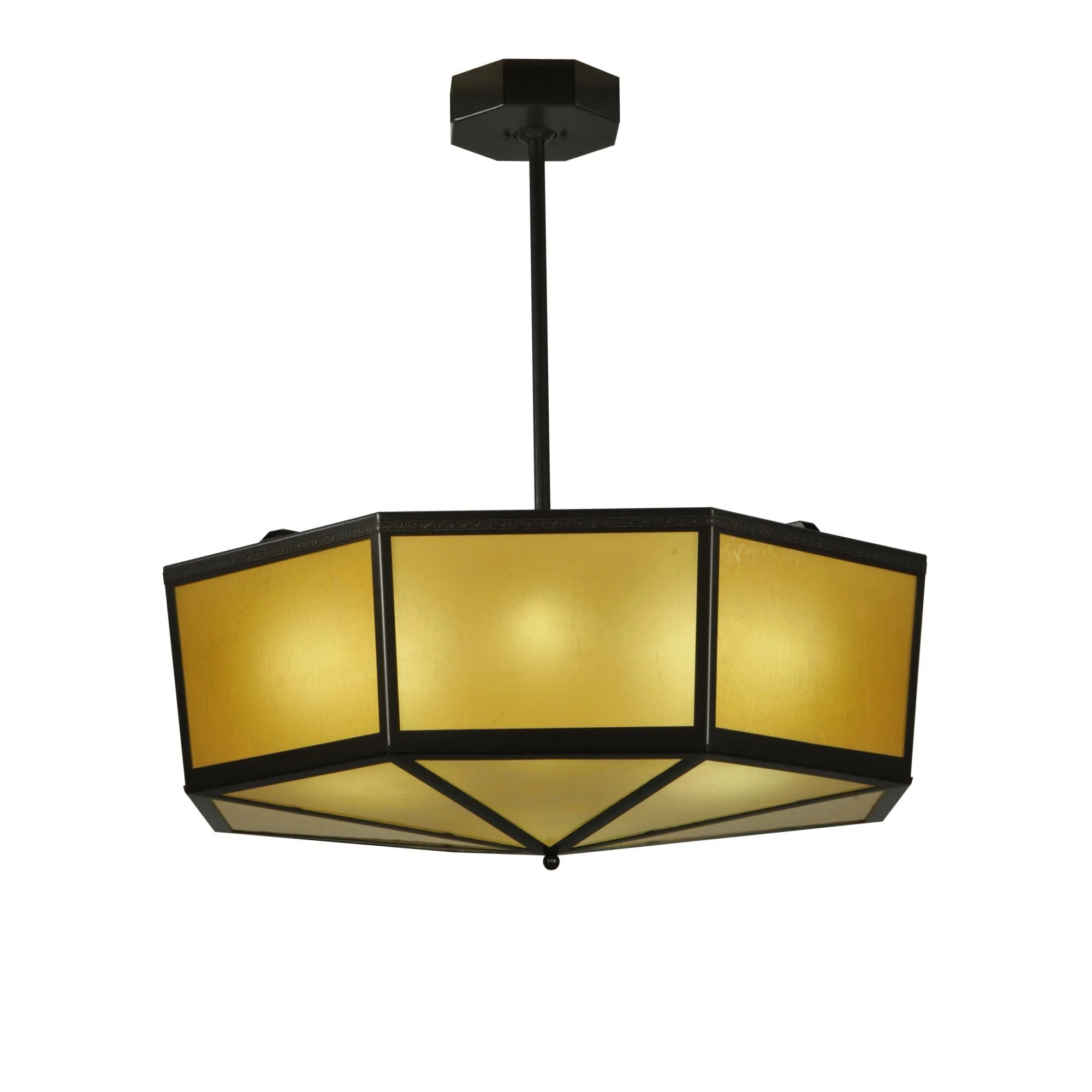 Meyda Lighting Eltham 36 Inch 4 Light Semi Flush Mount Cp746161 - Image 1