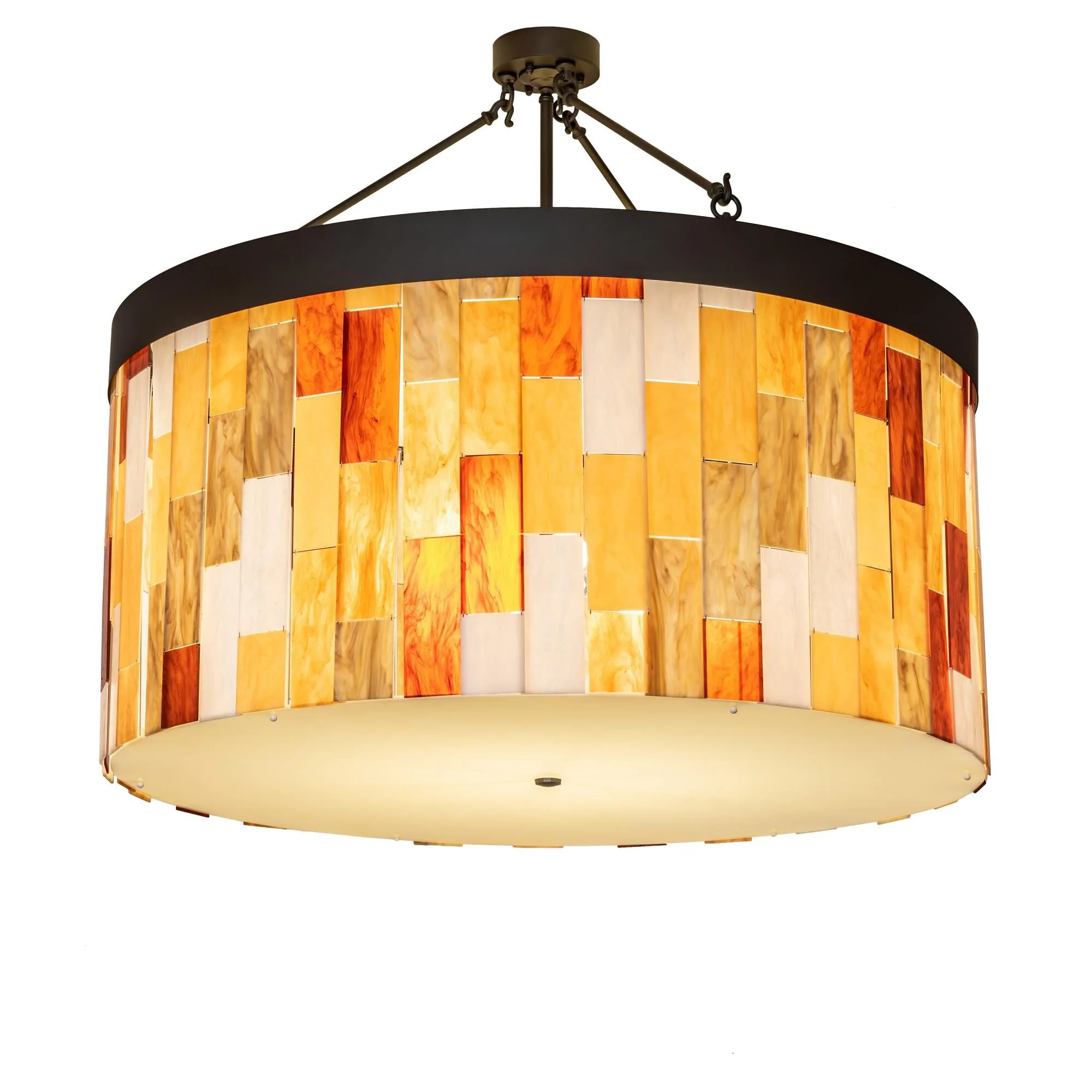 Meyda Lighting Cilindro 47 Inch 6 Light Led Semi Flush Mount Cp746165 - Image 1