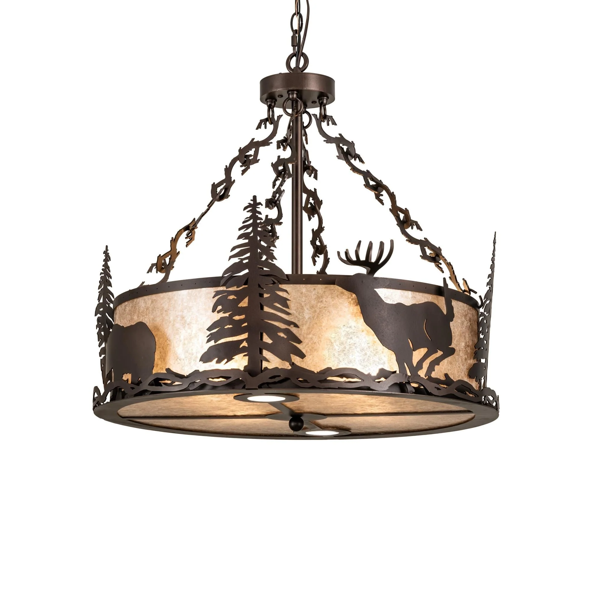Meyda Lighting Wildlife At Dusk 26 Inch Large Pendant Cp745284 - Image 1
