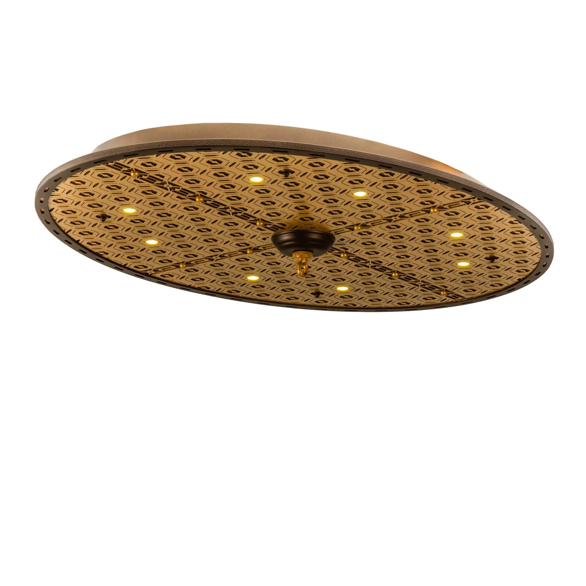 Meyda Lighting Geometrik 48 Inch 25 Light Led Chandelier Cp744077 - Image 1