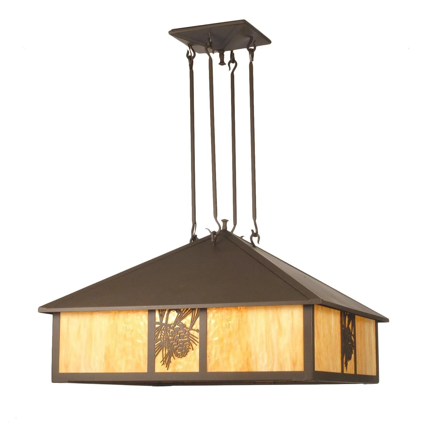 Meyda Lighting Winter Pine 53 Inch Large Pendant Cp36846 - Image 1
