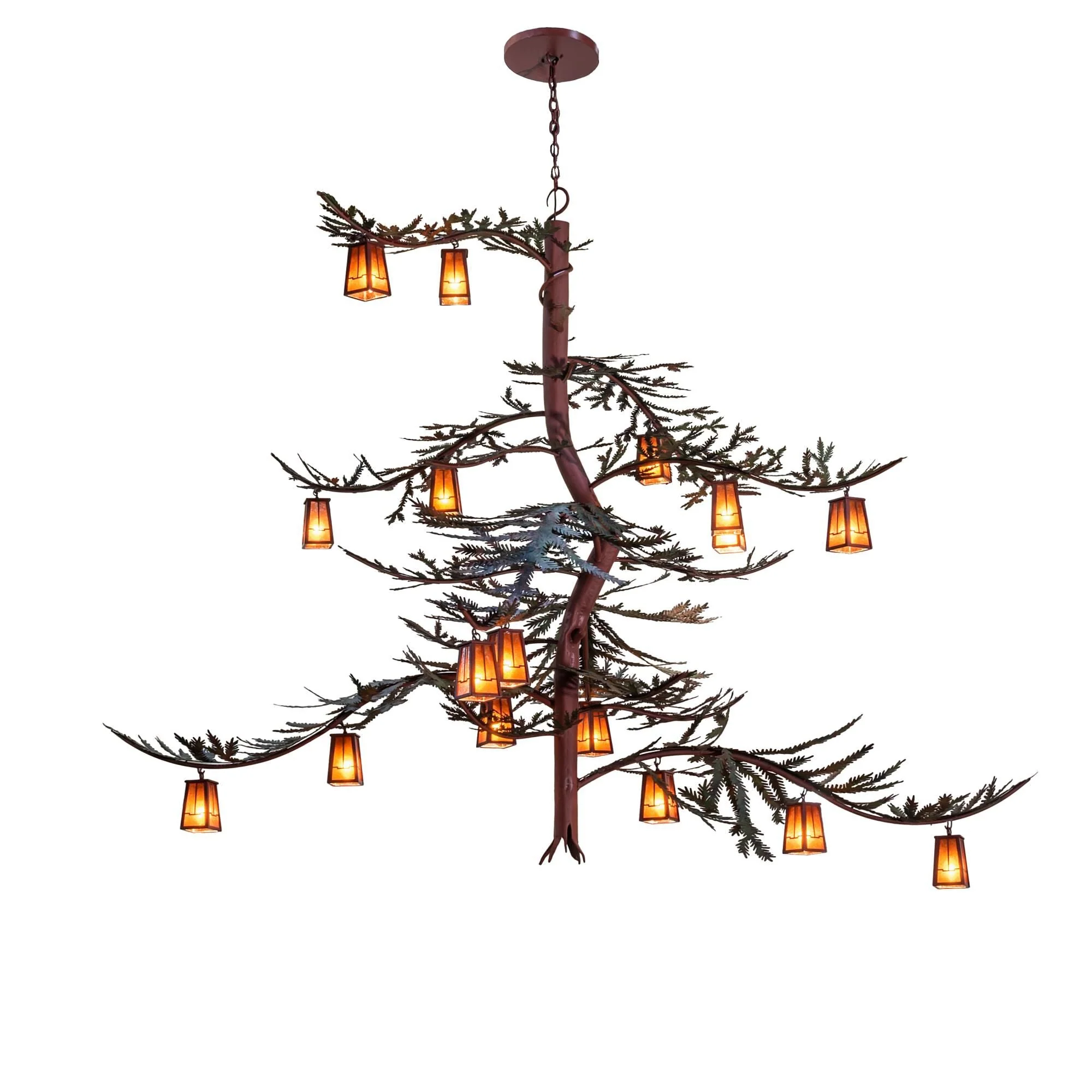 Meyda Lighting Pine Branch 101 Inch 3 Light Chandelier Cp744556 - Image 1