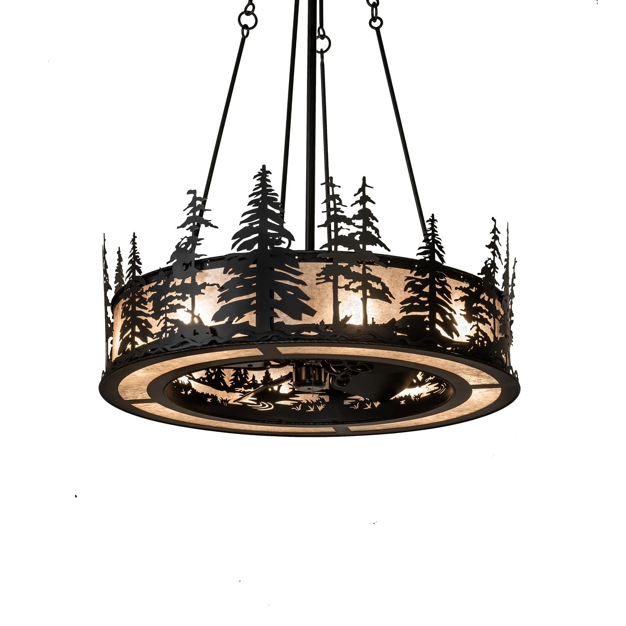 Meyda Lighting Tall Pines 45 Inch Chandelier Cp744100 - Image 1