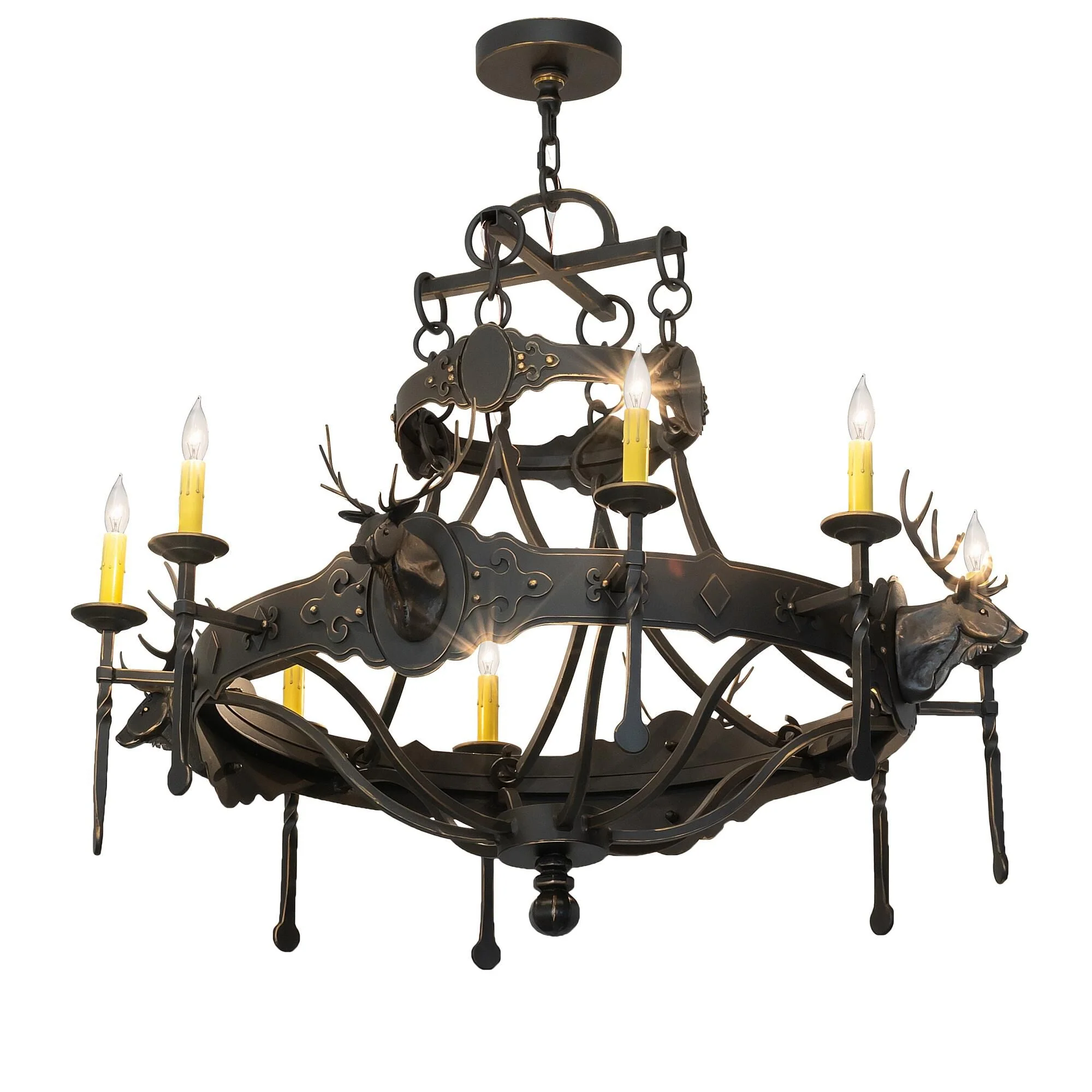 Meyda Lighting Stag 40 Inch Chandelier Cp744278 - Image 2