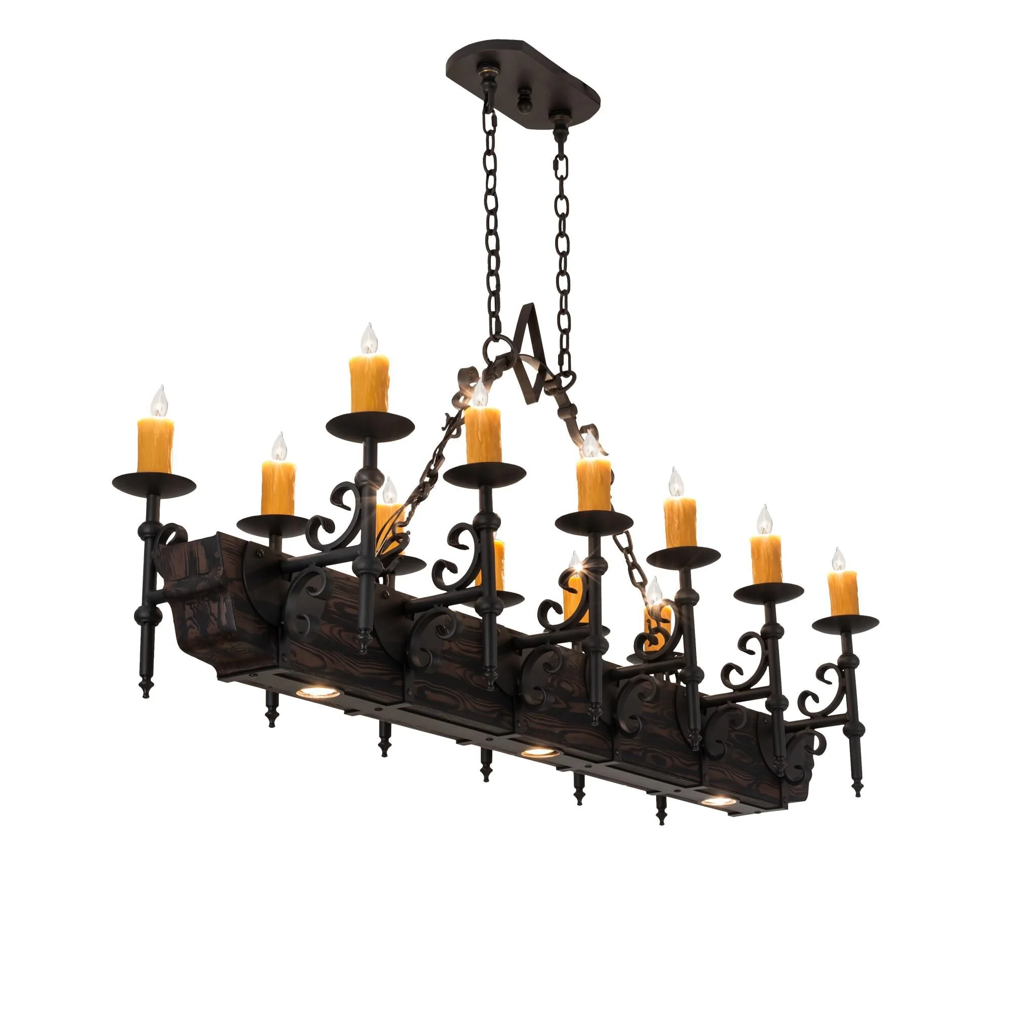 Meyda Lighting Tudor 60 Inch 6 Light Chandelier Cp745719 - Image 1