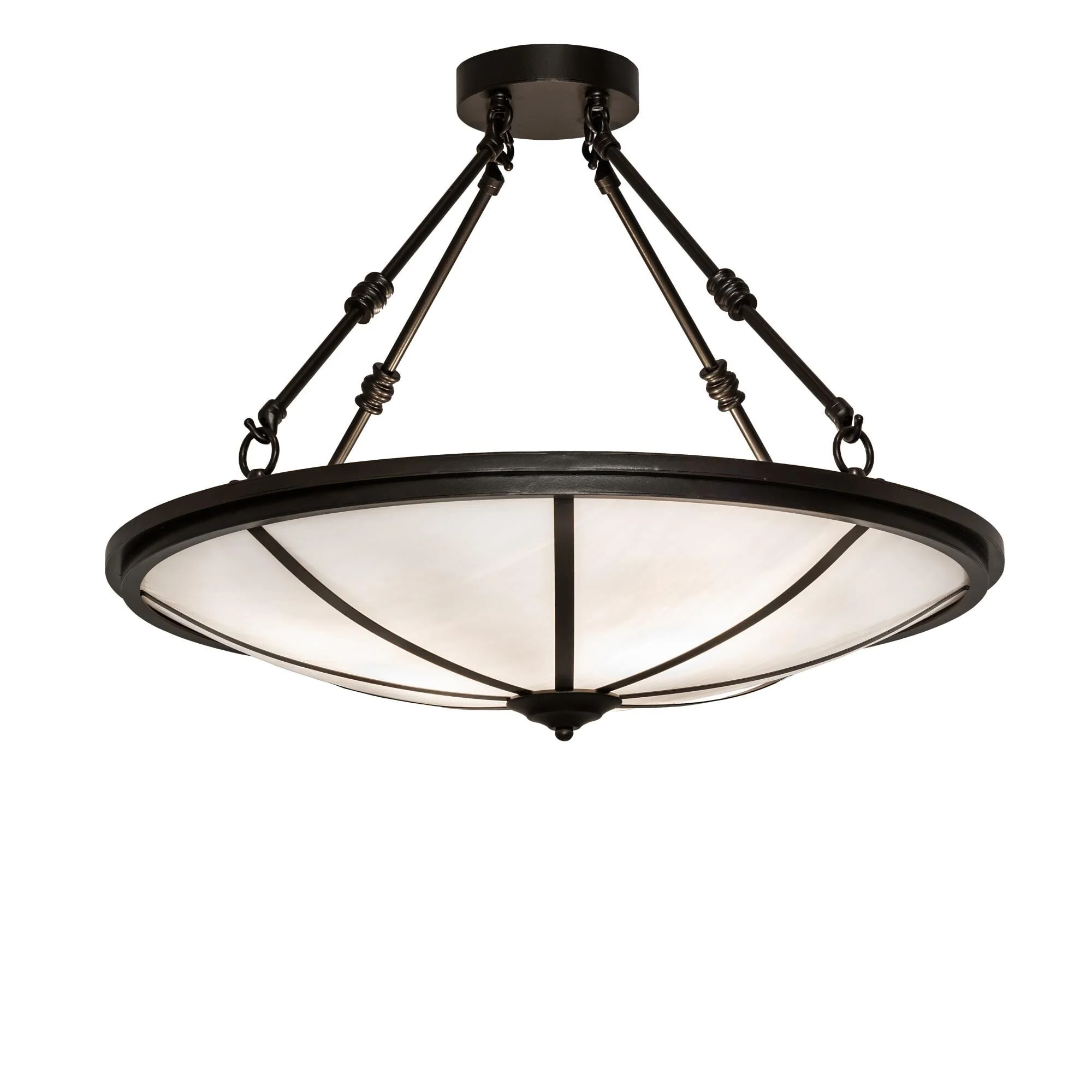 Meyda Lighting Commerce 24 Inch 3 Light Semi Flush Mount Cp746110 - Image 1