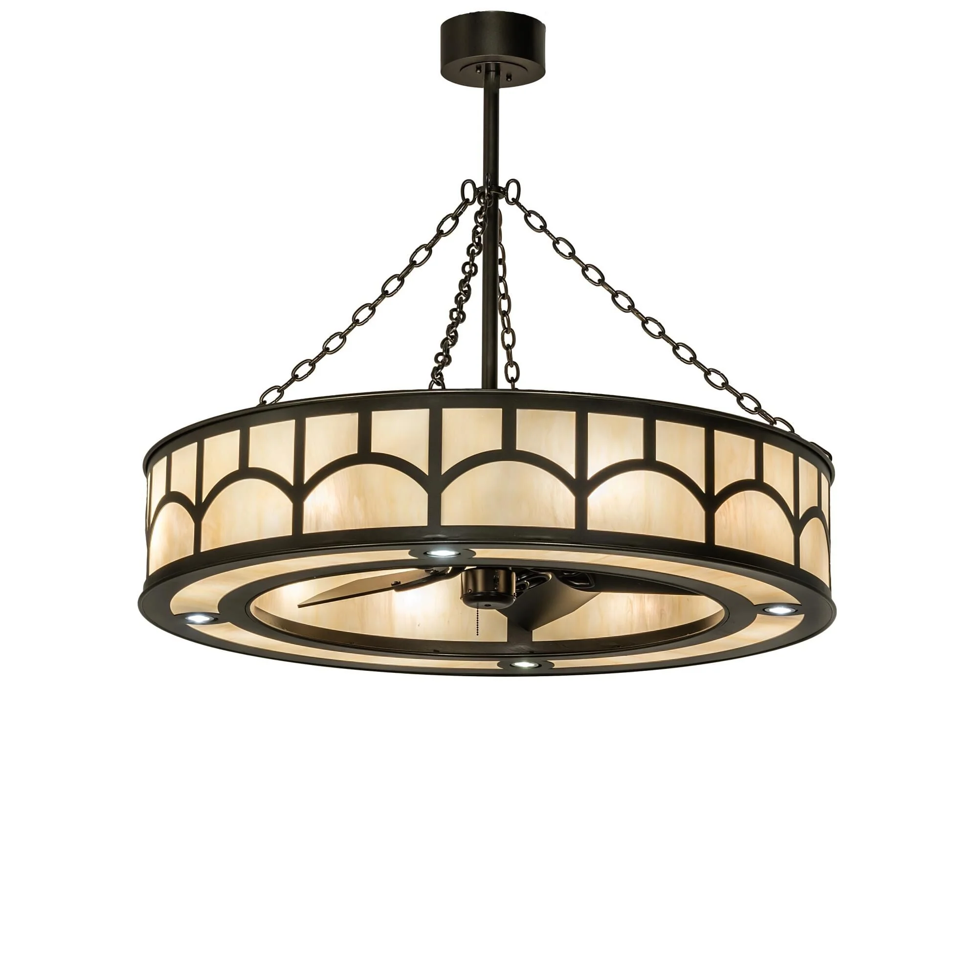 Meyda Lighting Mission 44 Inch 8 Light Chandelier Cp744300 - Image 1