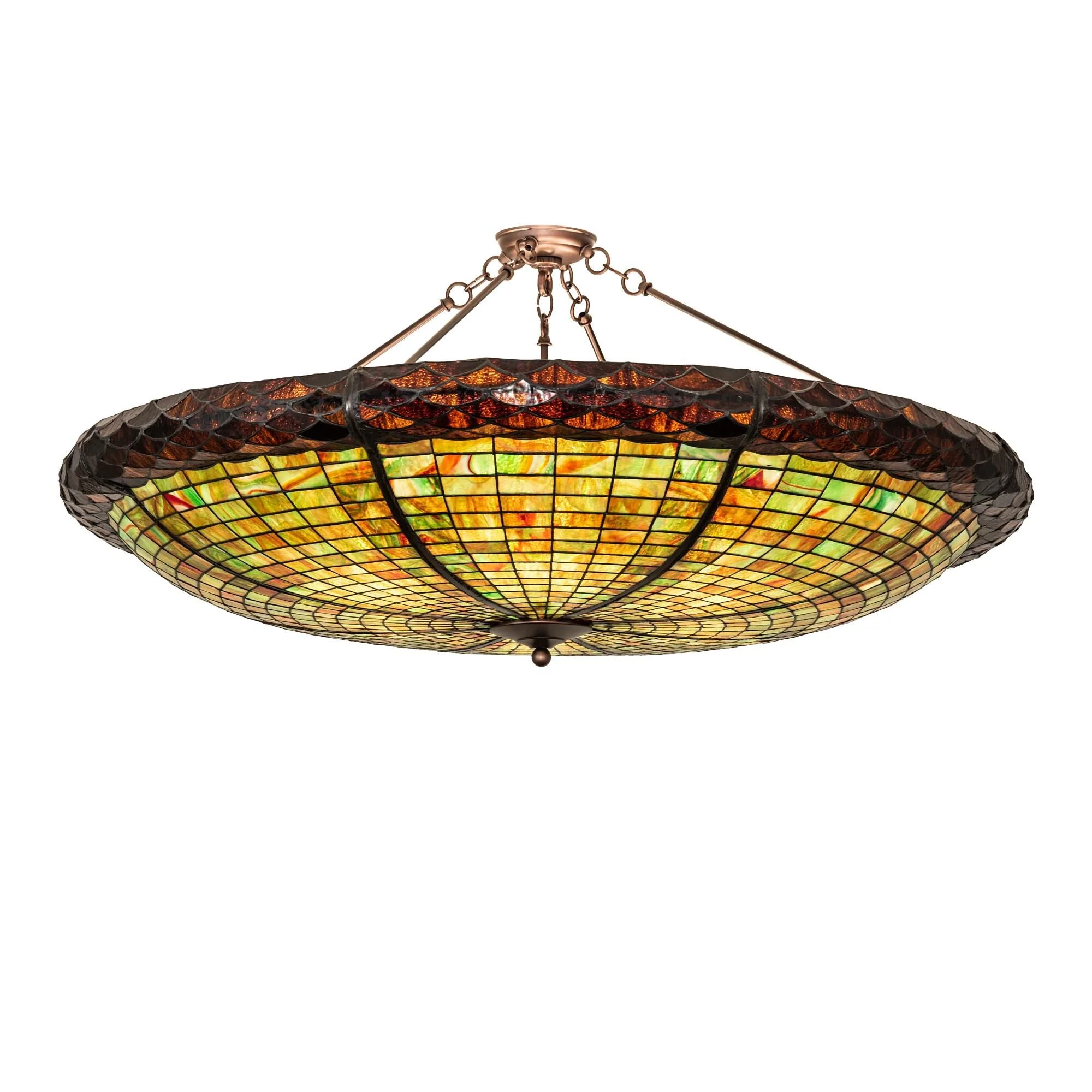 Meyda Lighting Greenbriar Oak 48 Inch Large Pendant Cp745197 - Image 1