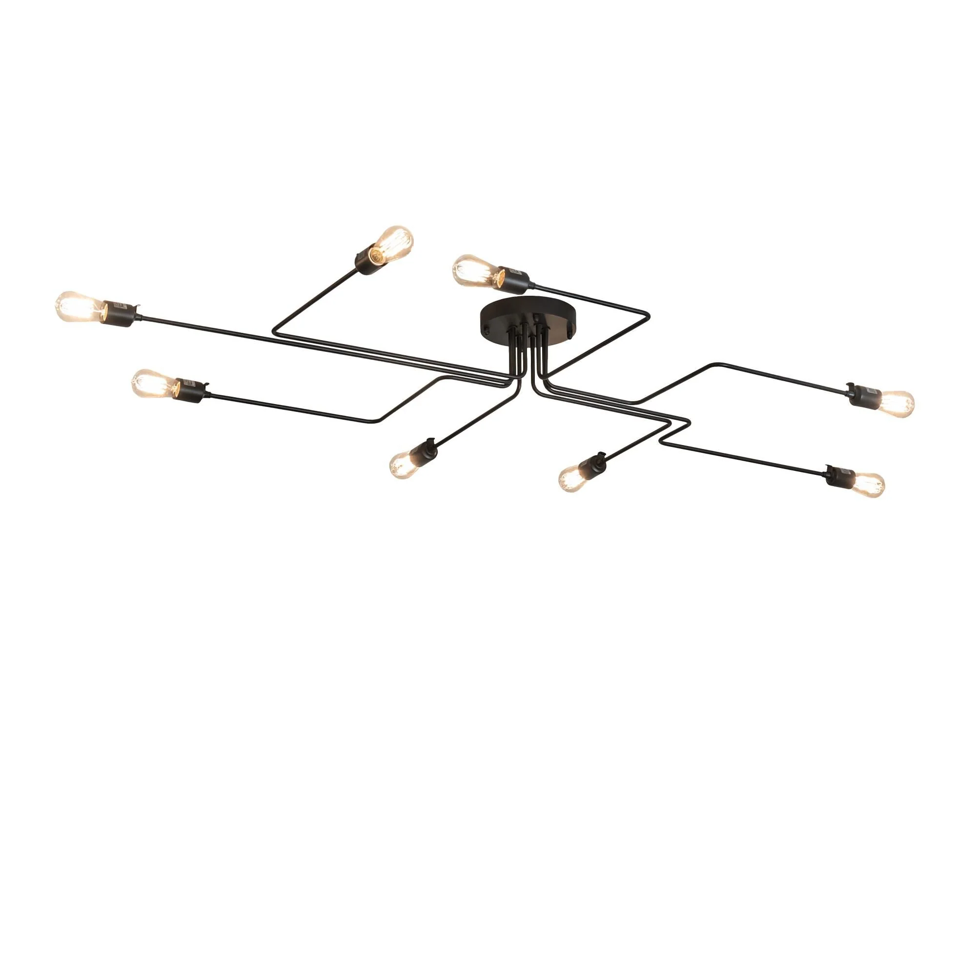 Meyda Lighting Pipedream Alva 79 Inch 2 Light Flush Mount Cp744760 - Image 1