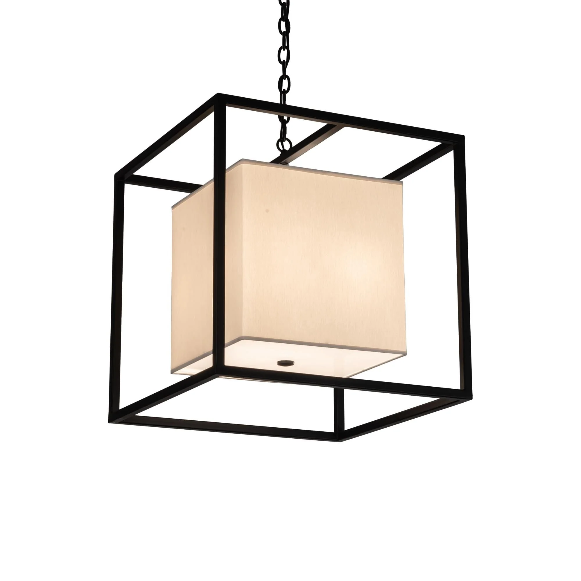 Meyda Lighting Kitzi Box 31 Inch Large Pendant Cp745231 - Image 1