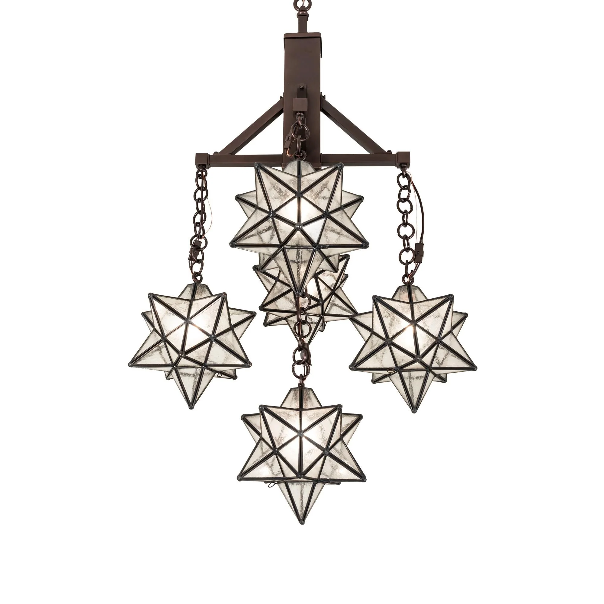 Meyda Lighting Moravian Star 26 Inch 5 Light Chandelier Cp744361 - Image 1