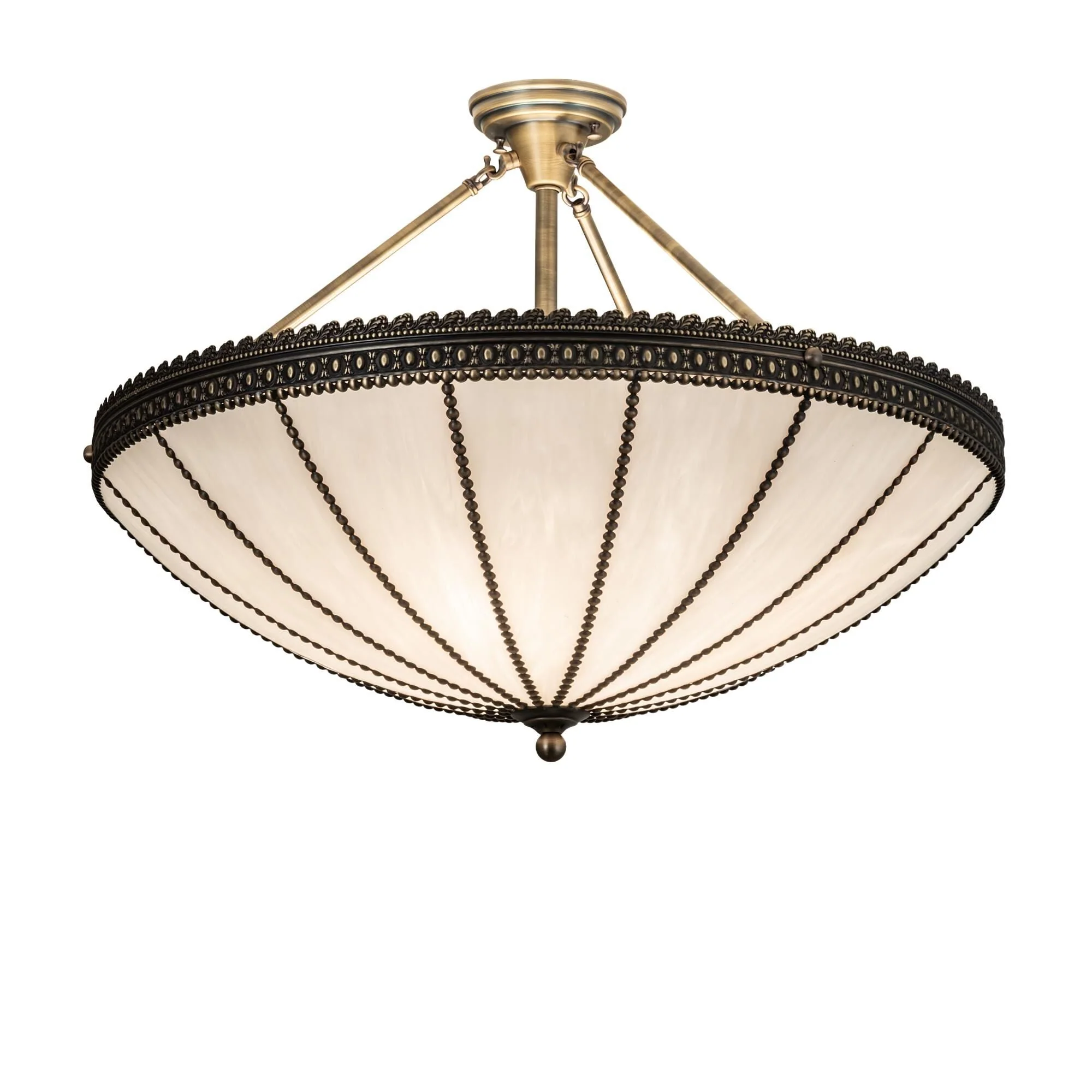 Meyda Lighting Shansky 30 Inch 4 Light Semi Flush Mount Cp746115 - Image 1