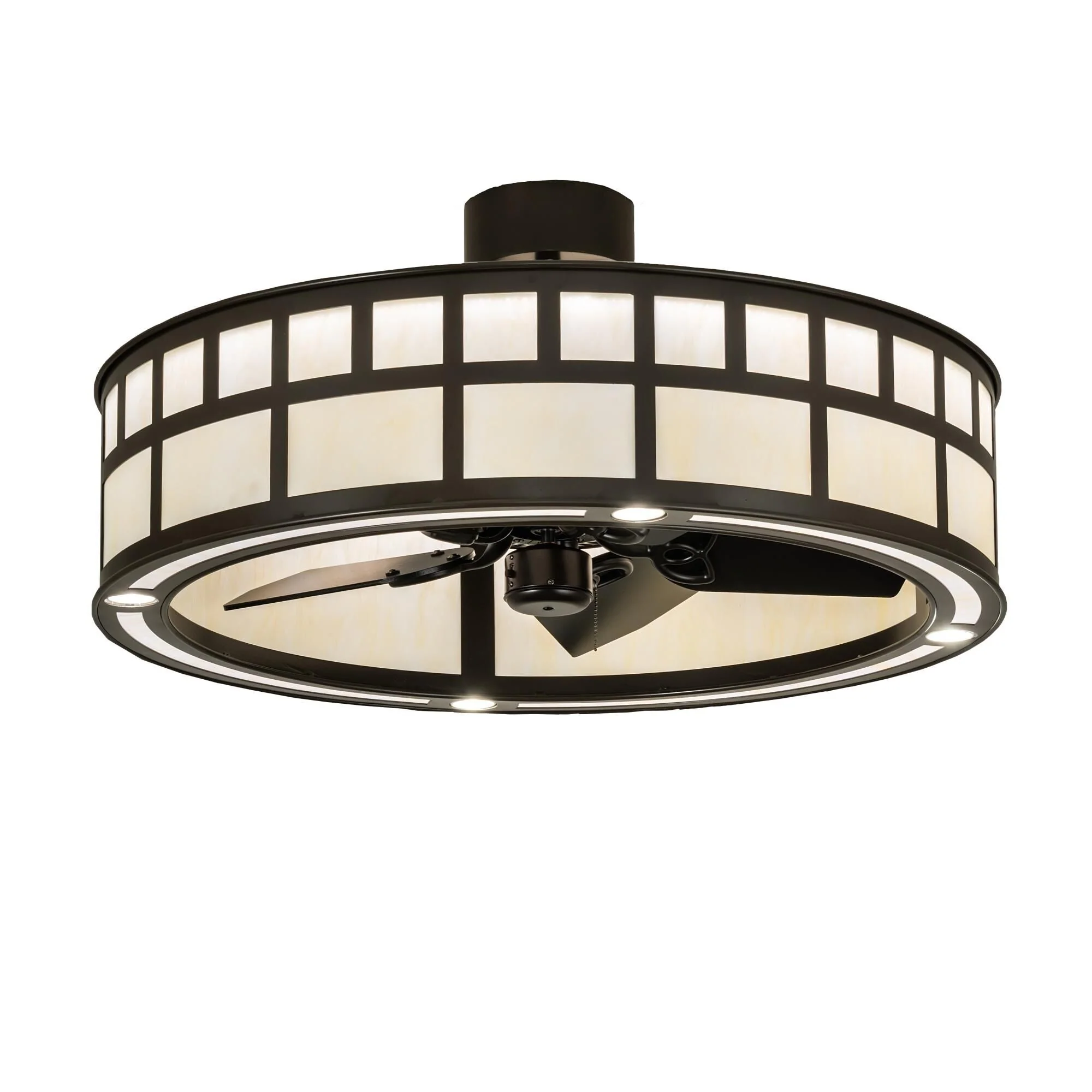 Meyda Lighting T Mission 36 Inch Led Chandelier Cp747421 - Image 1