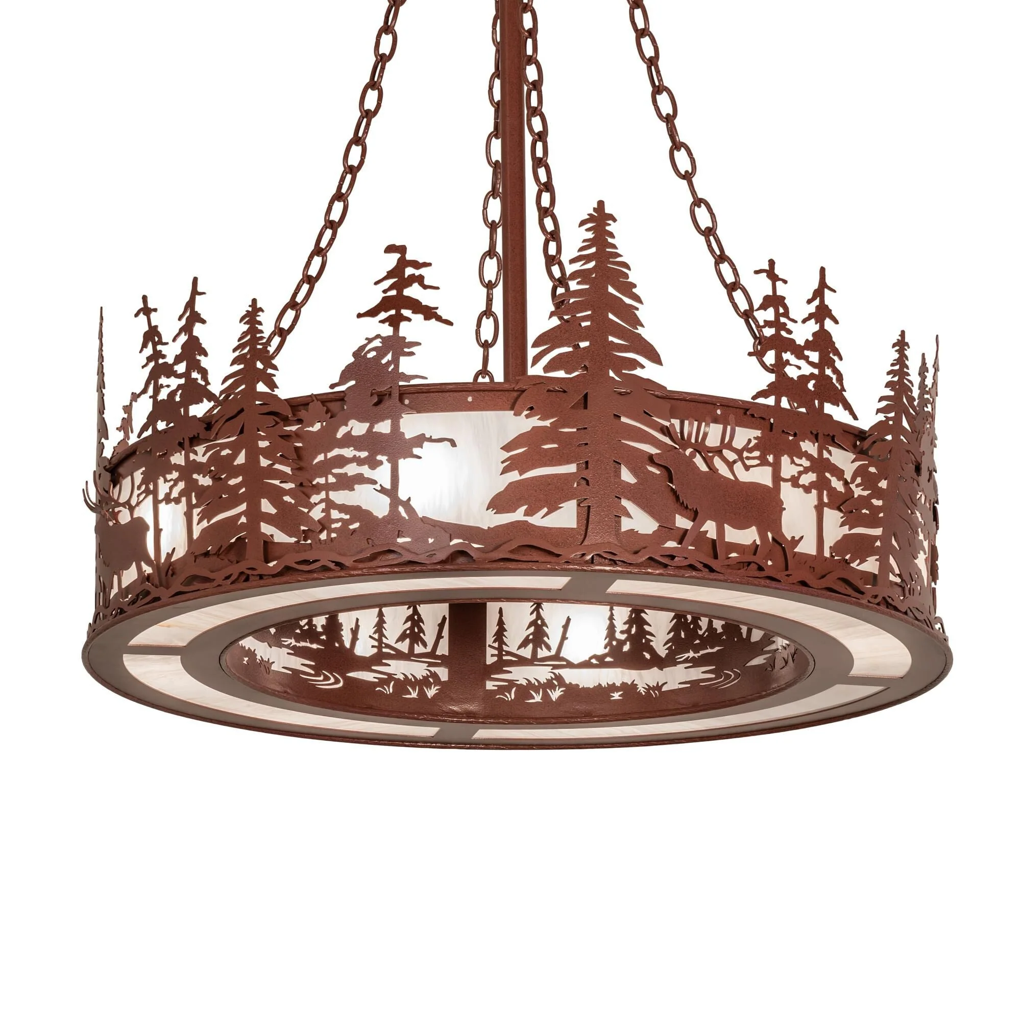 Meyda Lighting Elk At Dusk 36 Inch Large Pendant Cp745583 - Image 1
