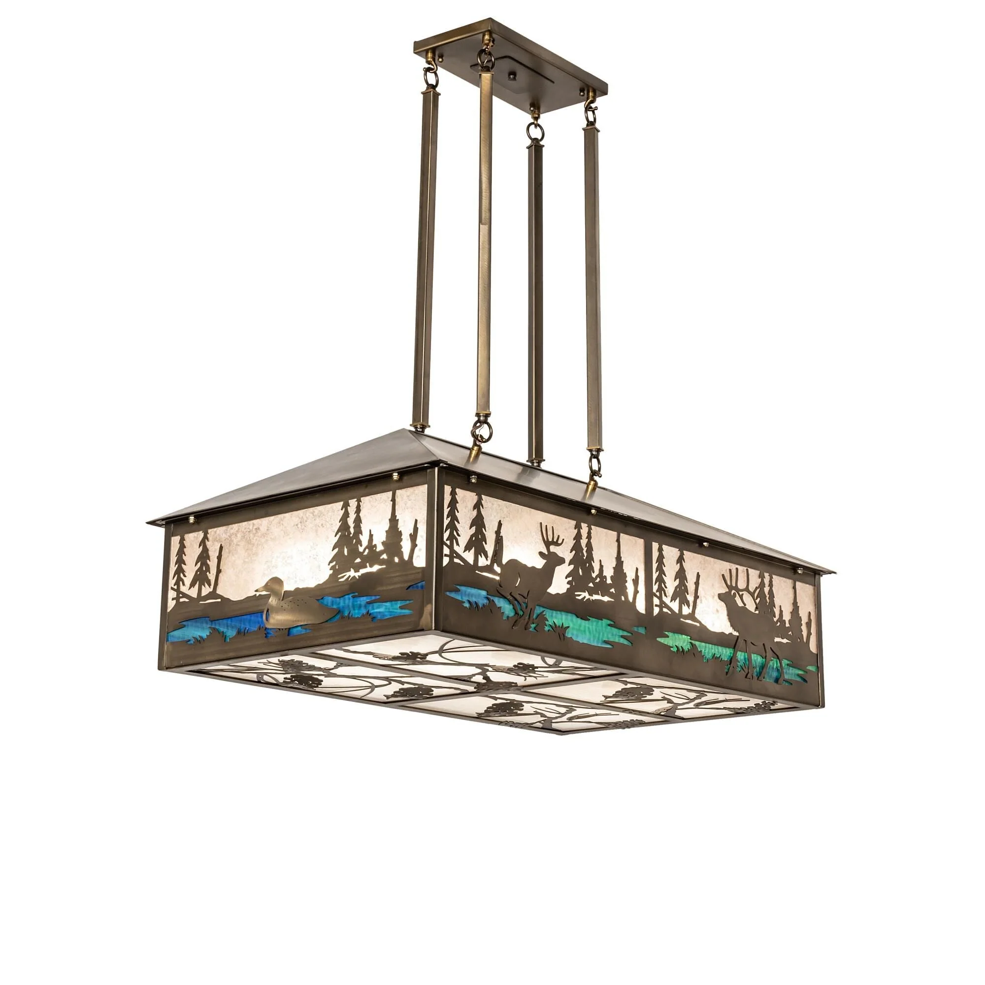 Meyda Lighting Elk At Lake 36 Inch Large Pendant Cp745428 - Image 1