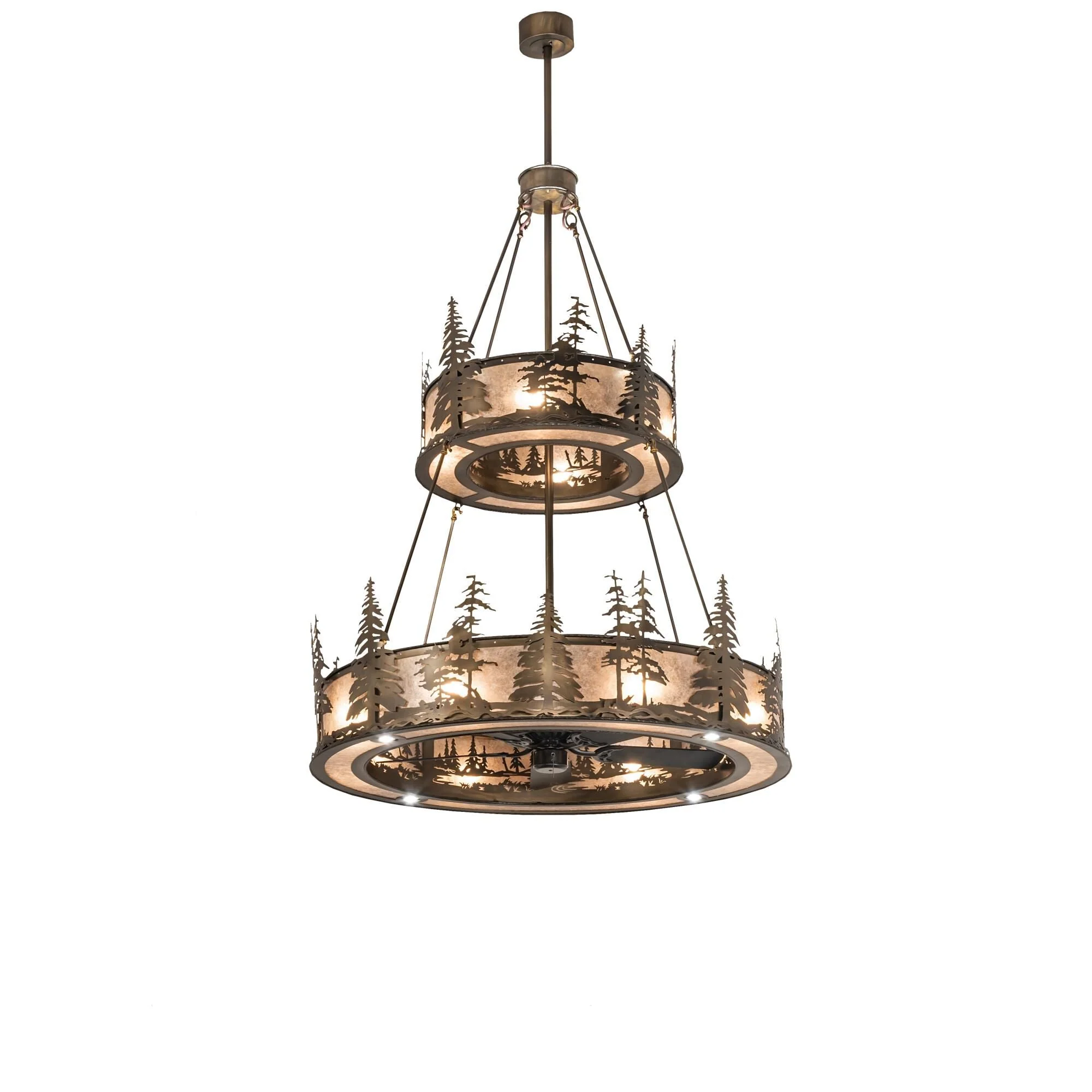 Meyda Lighting Tall Pines 55 Inch Chandelier Cp744594 - Image 1