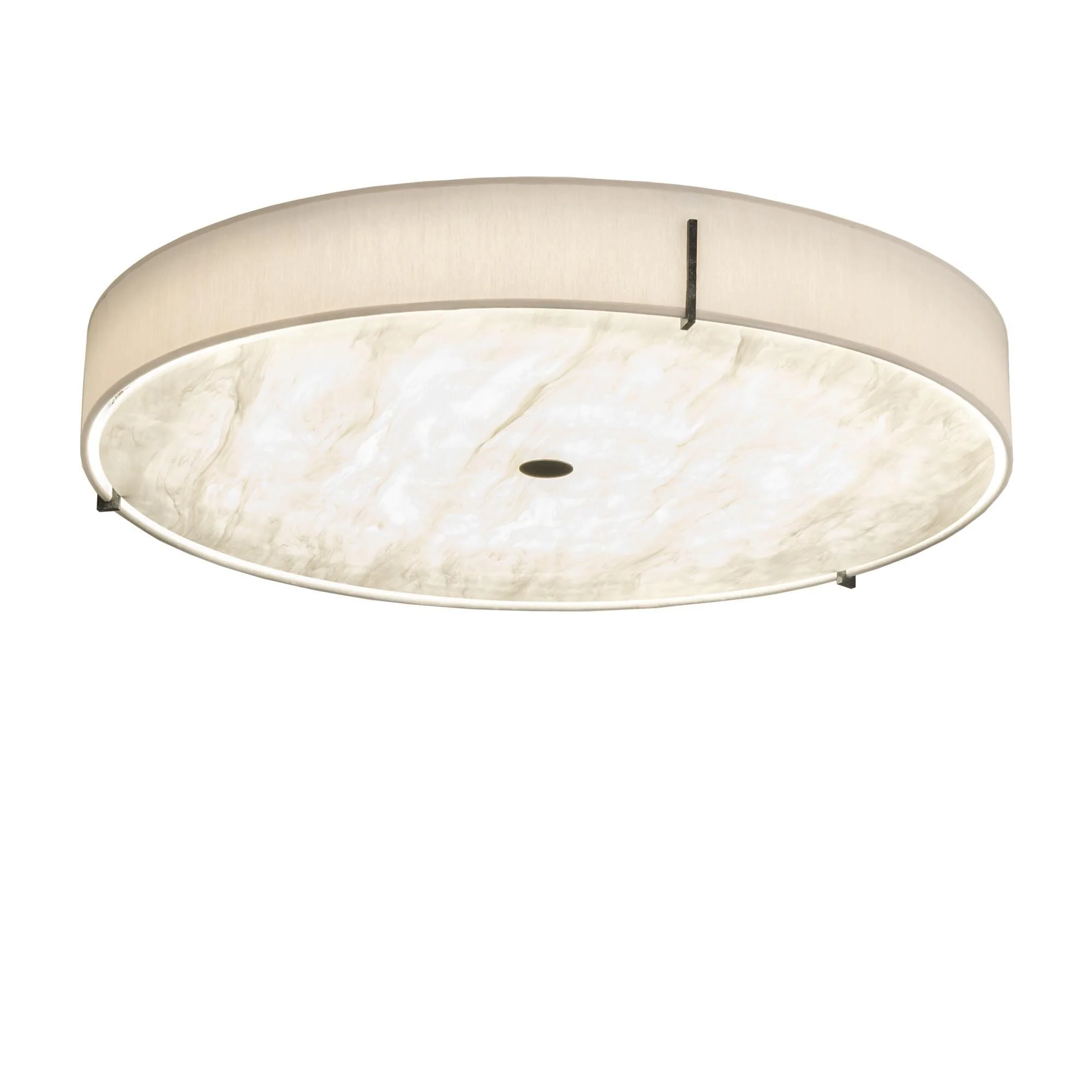 Meyda Lighting Cilindro Textrene 30 Inch 1 Light Led Flush Mount Cp744712 - Image 1