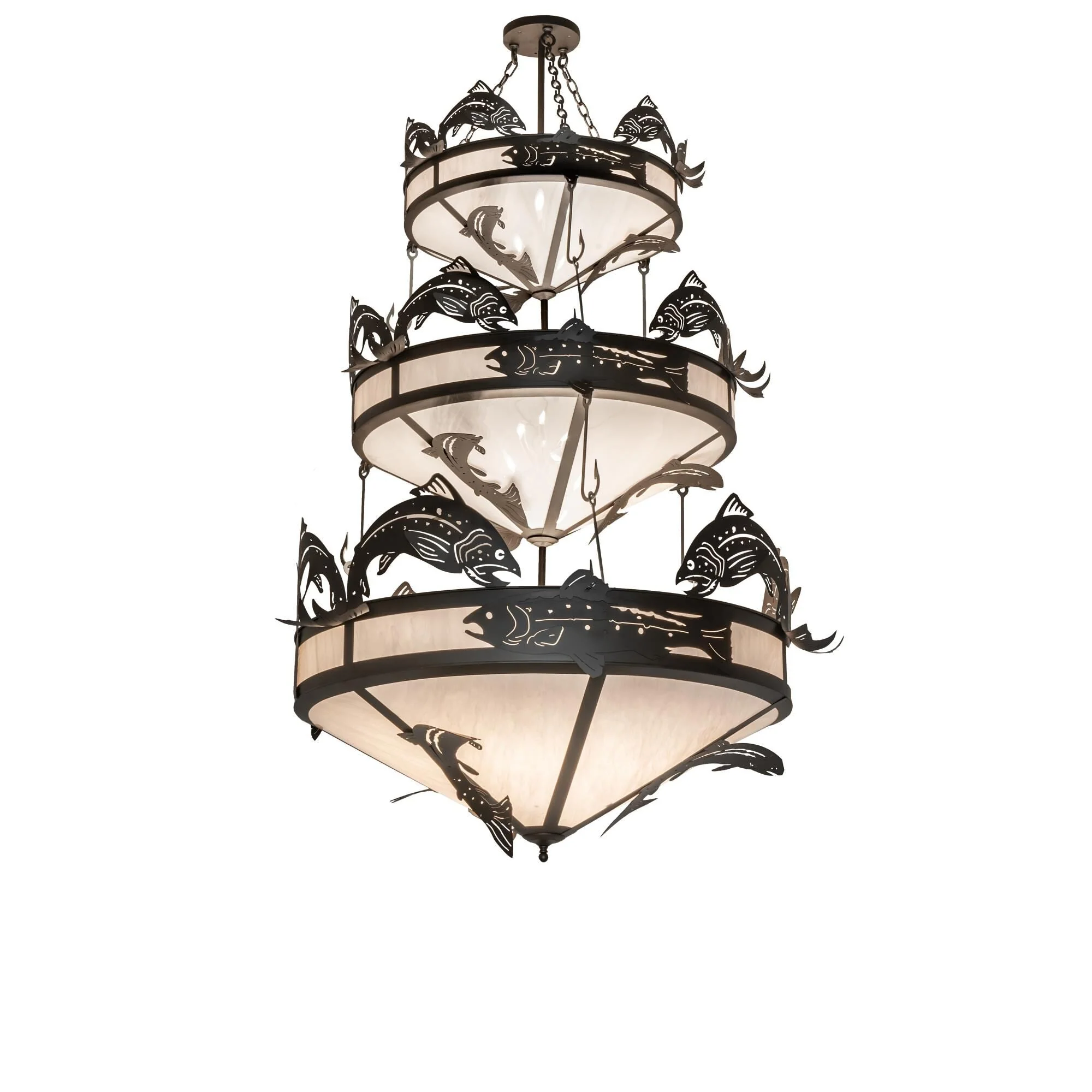 Meyda Lighting Catch Of The Day 58 Inch 6 Light Chandelier Cp744095 - Image 1
