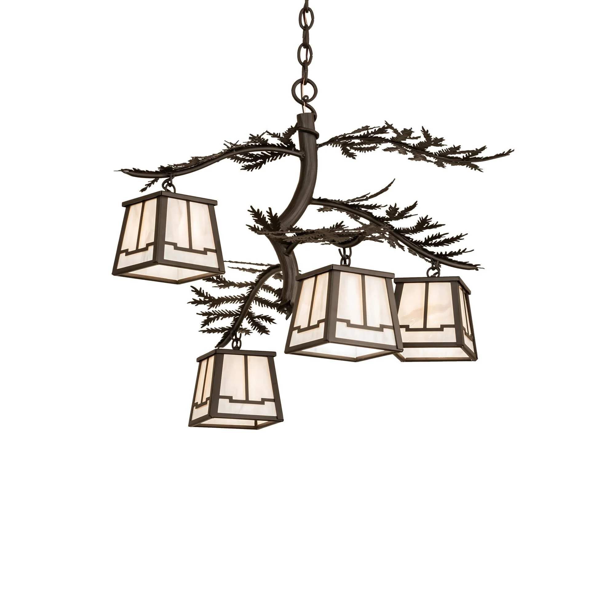 Meyda Lighting Pine Branch Valley View 26 Inch Large Pendant Cp747430 - Image 1
